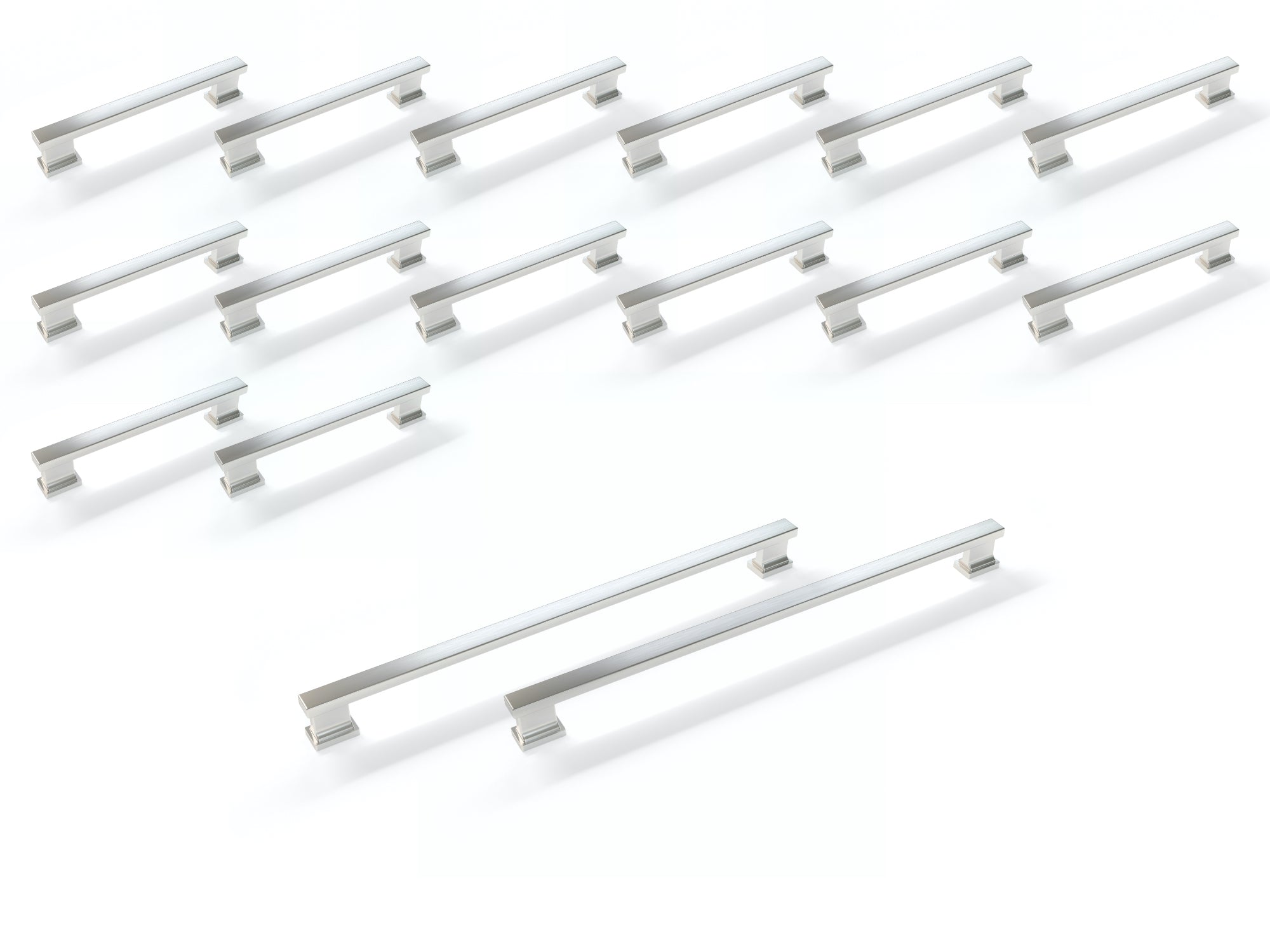 Contemporary Style Handle Pack (14 x Small Handle, 2 x Large Handle)