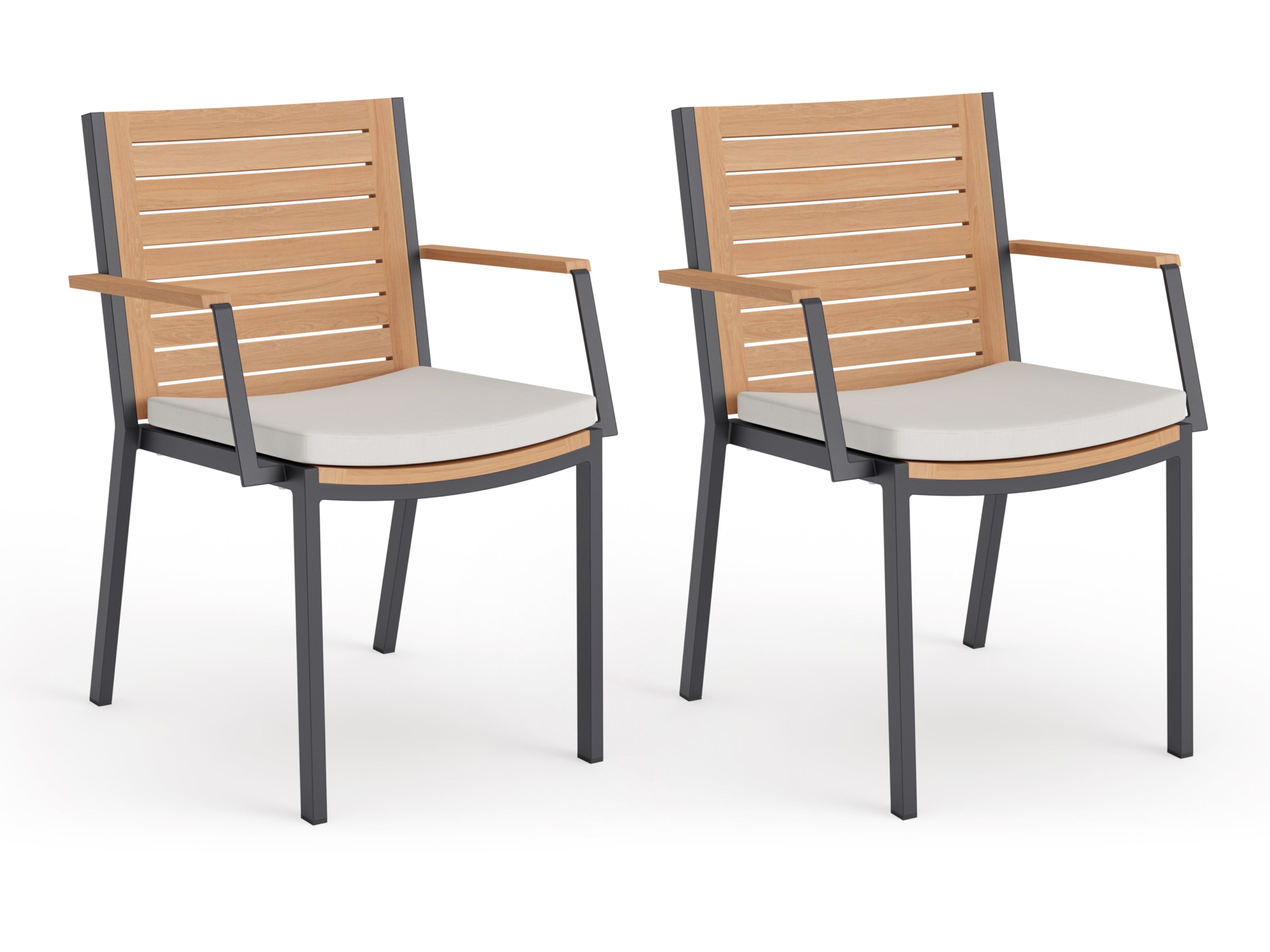 Canvas Natural / Aluminum Teak