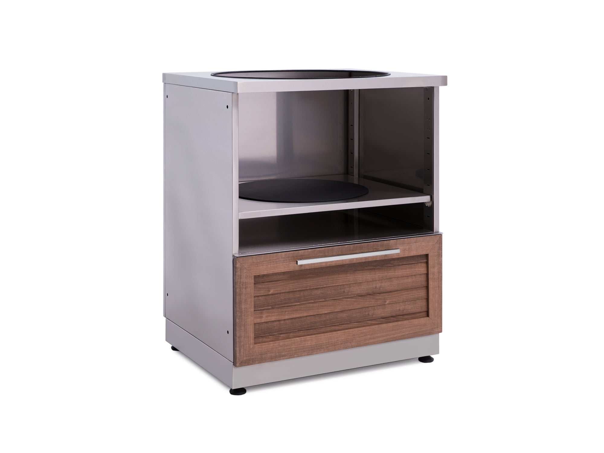 Outdoor Kitchen Stainless Steel Louvered Doors Kamado Cabinet