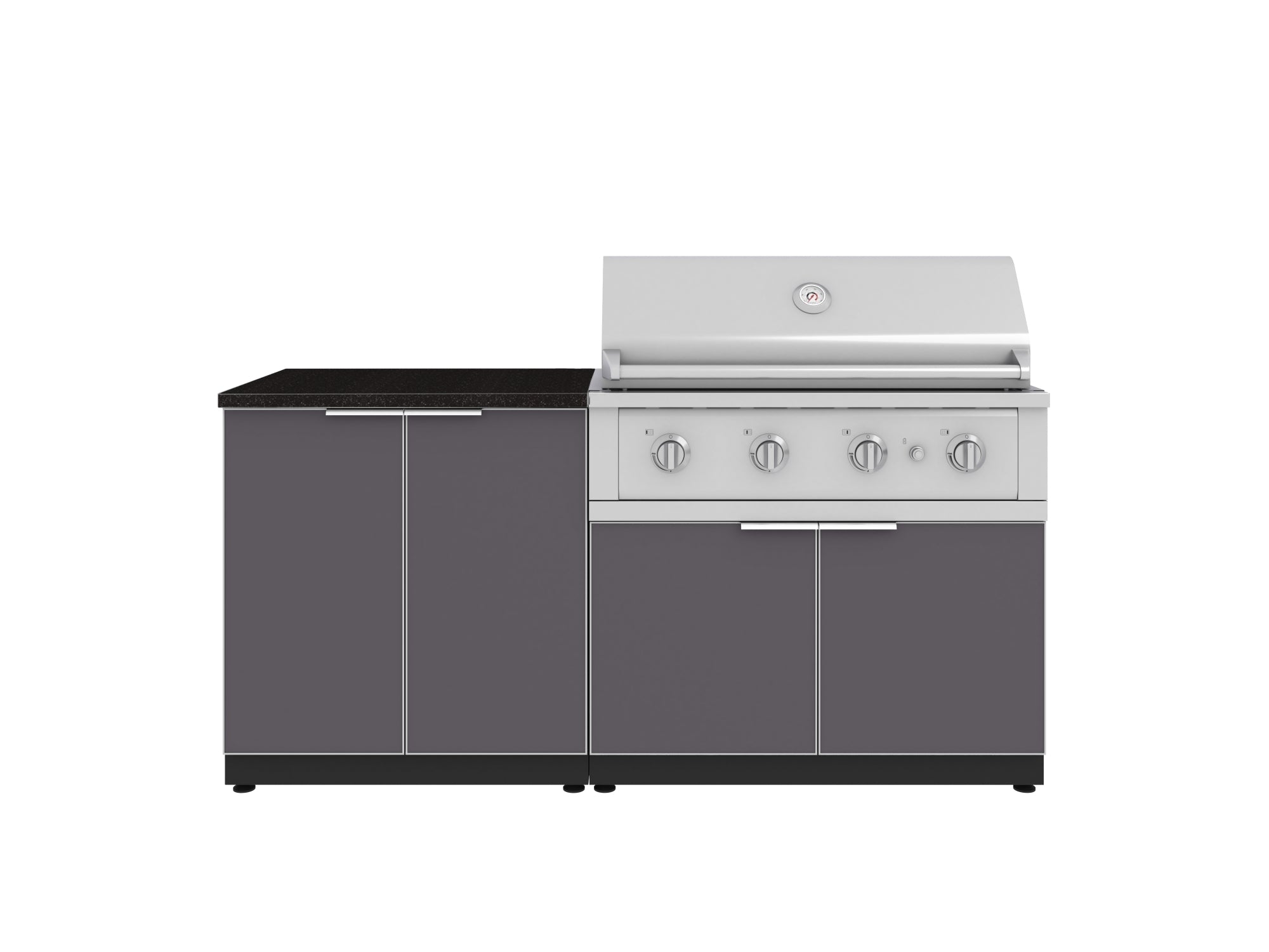 Slate Gray / 40 in. Performance Grill (NG) / Estone Nano Black