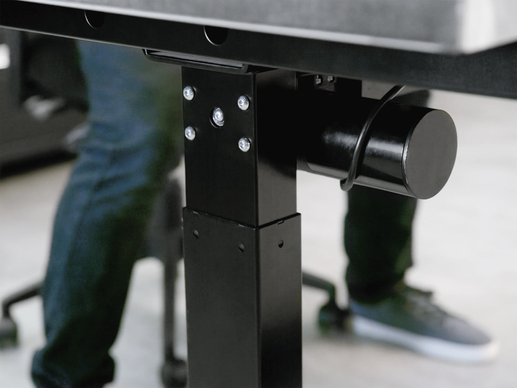 56 in. Electric Adjustable Height Worktable