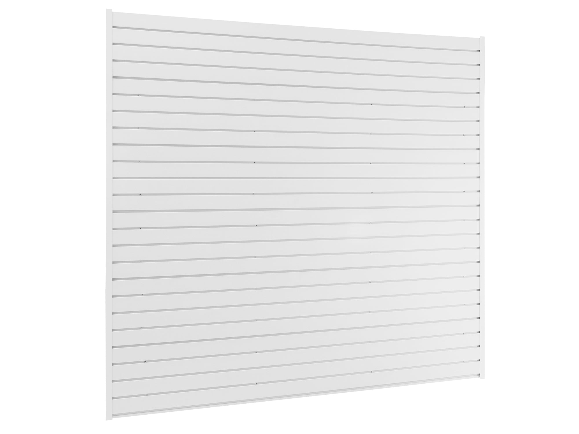 Lockable 40 SQ. FT. PVC Slatwall with 40-Piece Accessory Kit