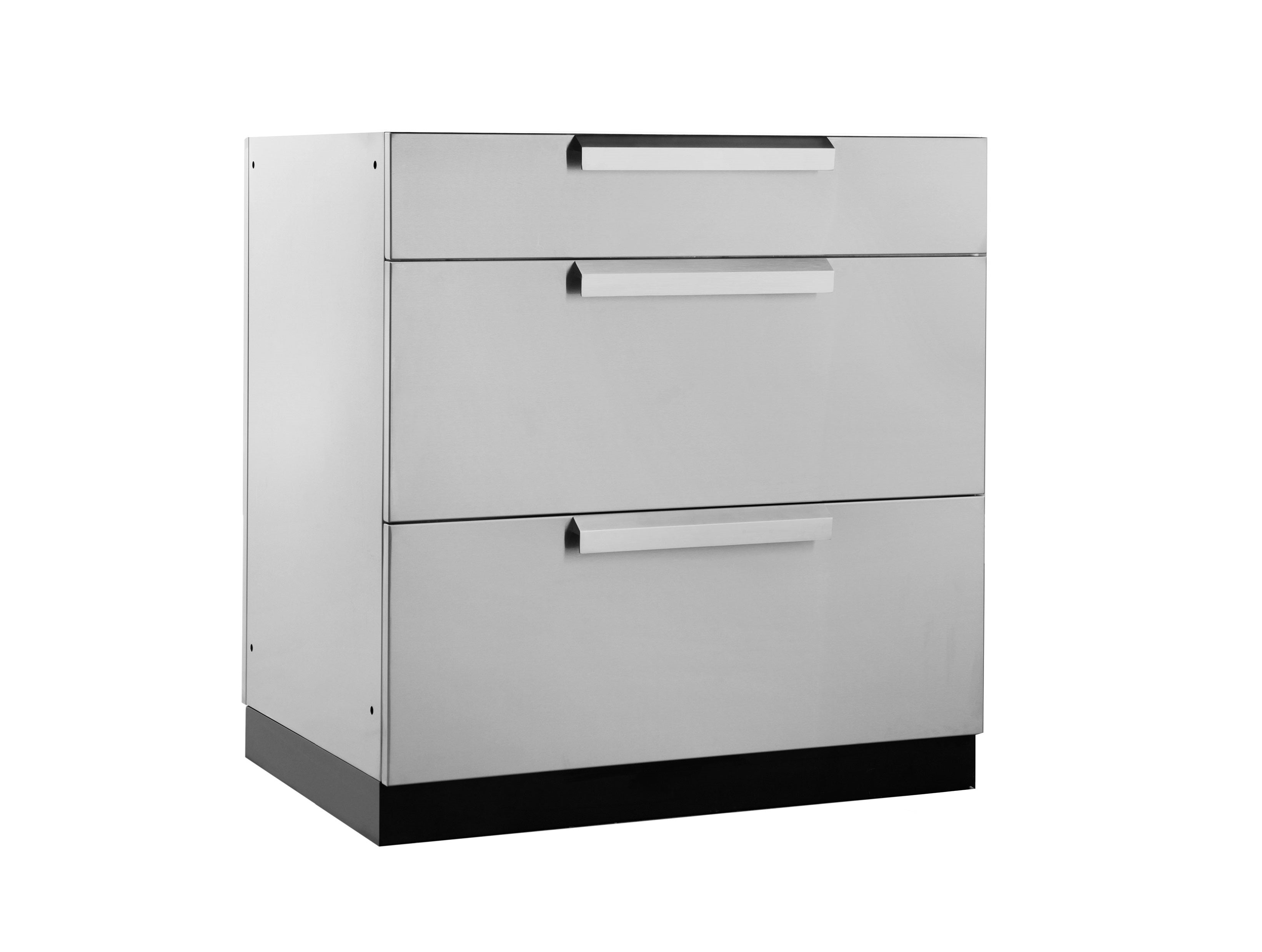 Outdoor Kitchen Stainless Steel 3-Drawer Cabinet