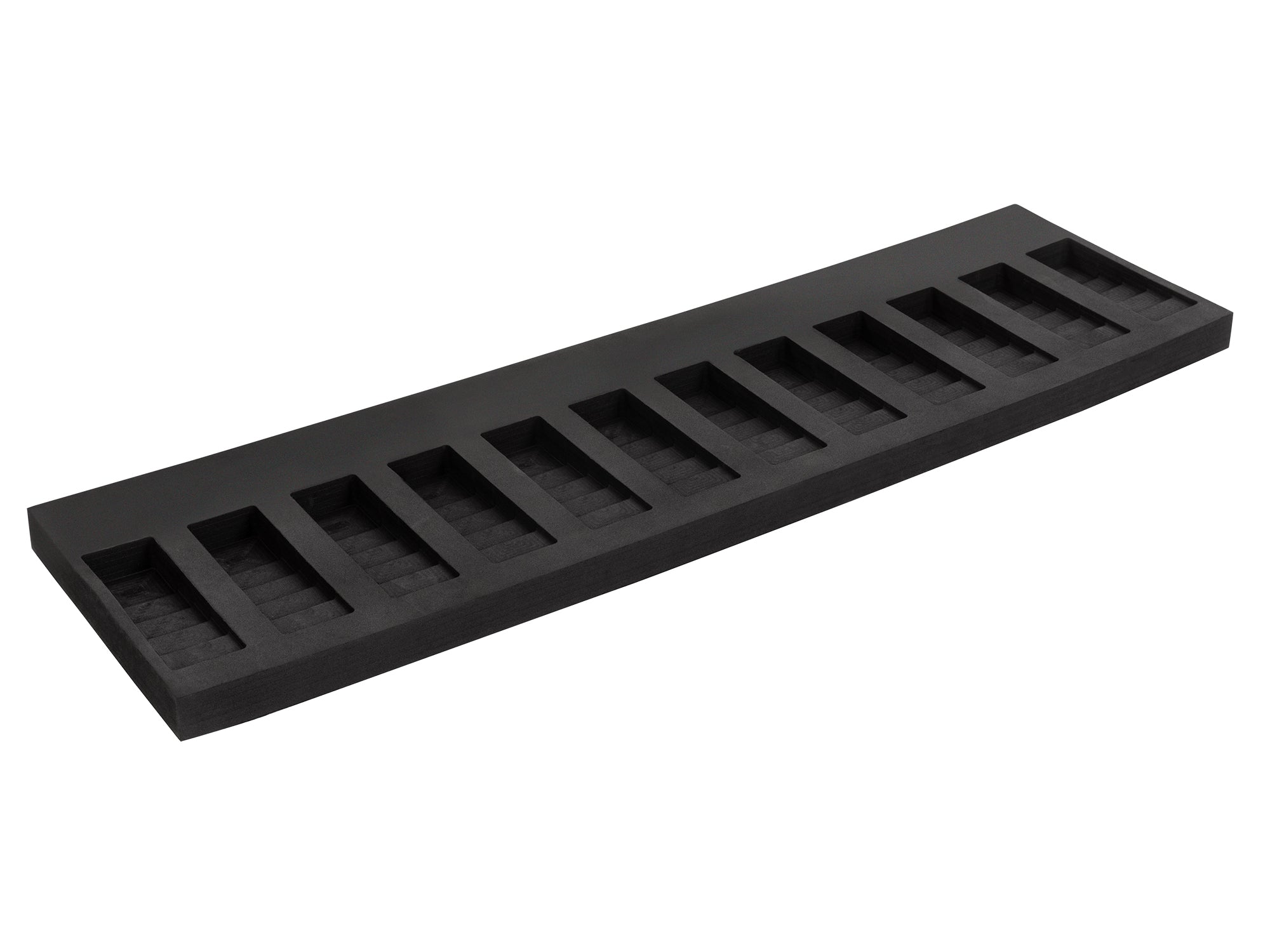 Secure Gun Cabinet Accessory - 36 in. 12 Gun Stock Rest