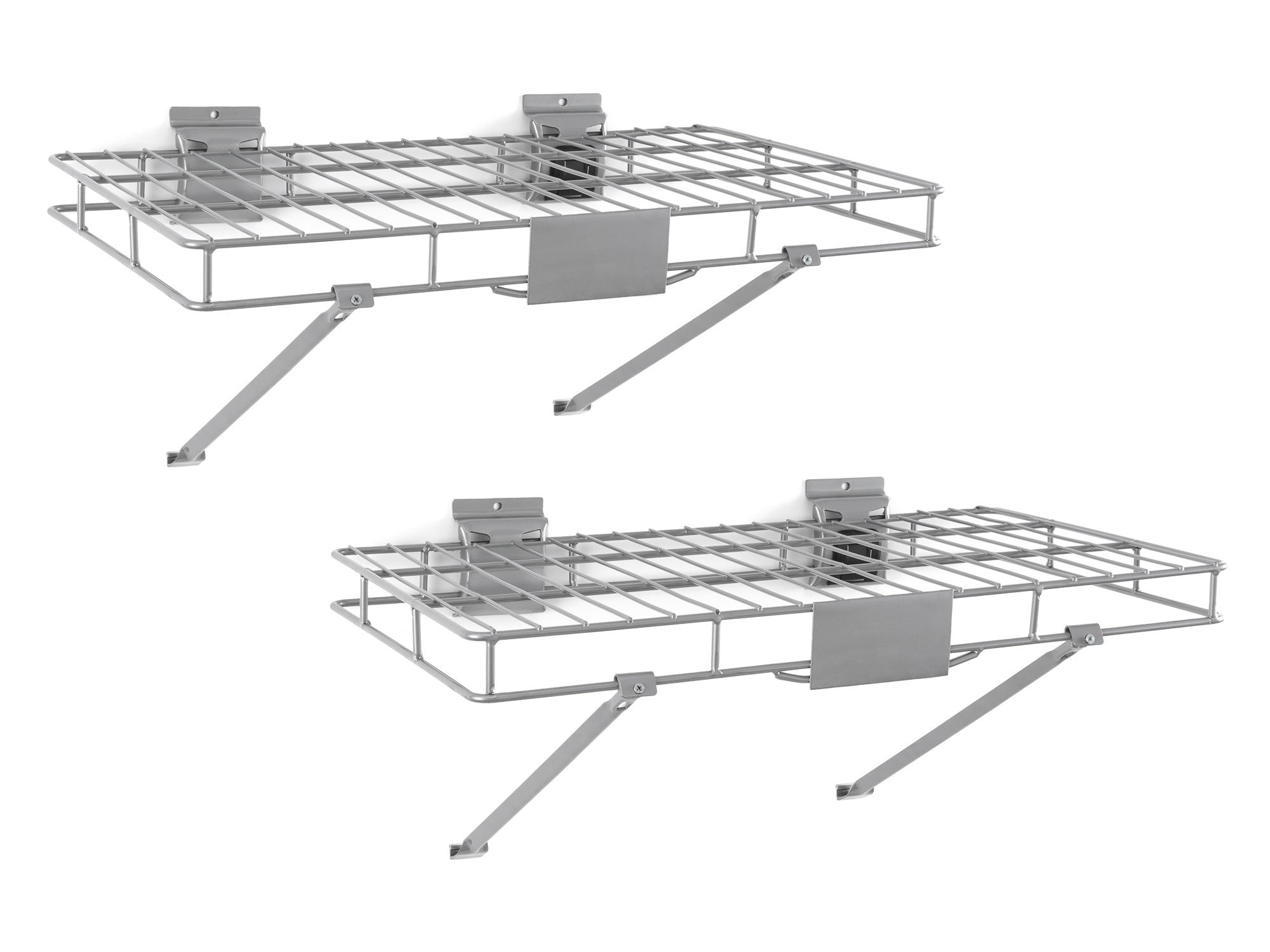 Lockable Slatwall 2ft Wire Shelves (Pack of 2)