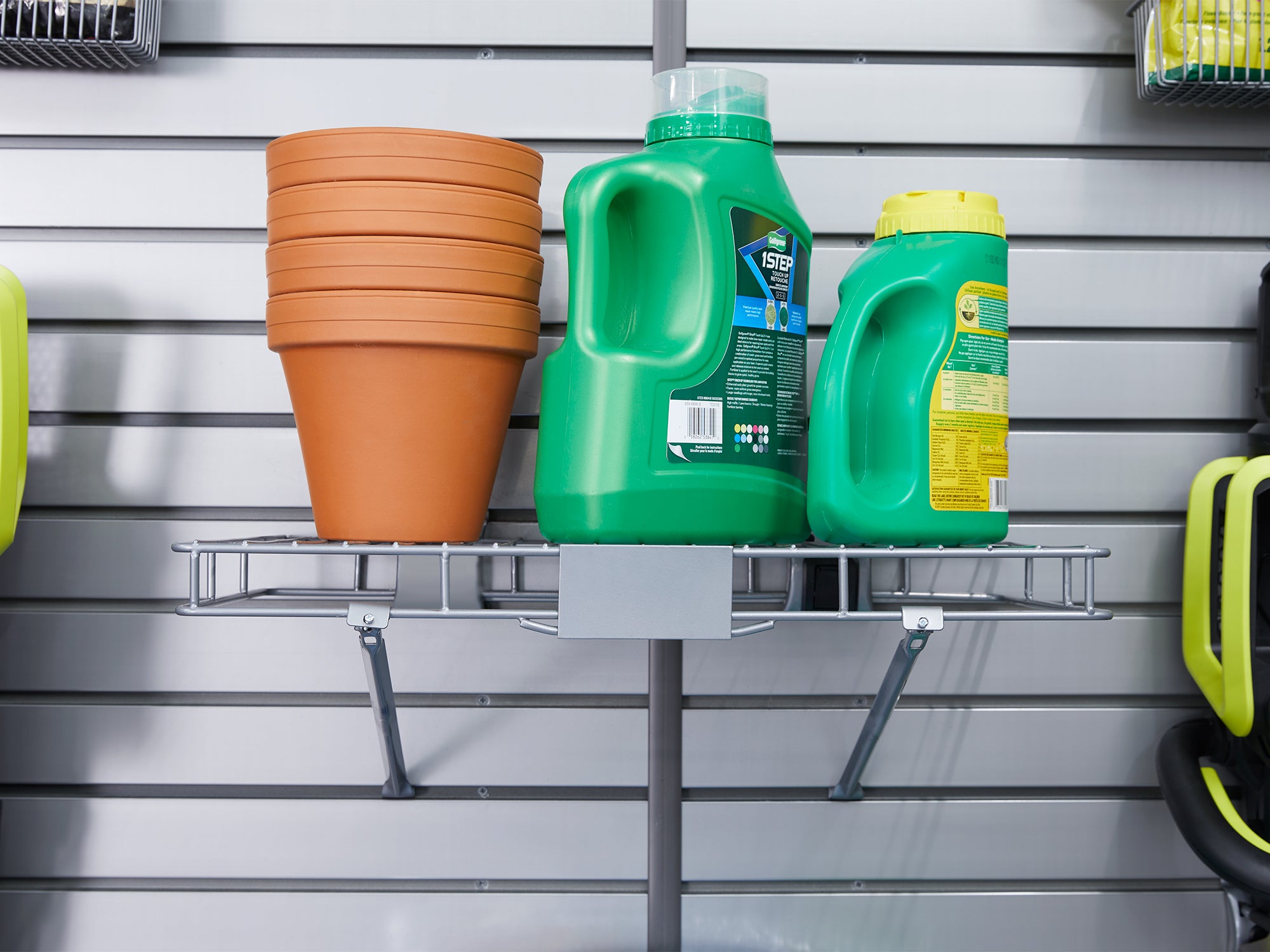 Lockable Slatwall 2ft Wire Shelves (Pack of 2)