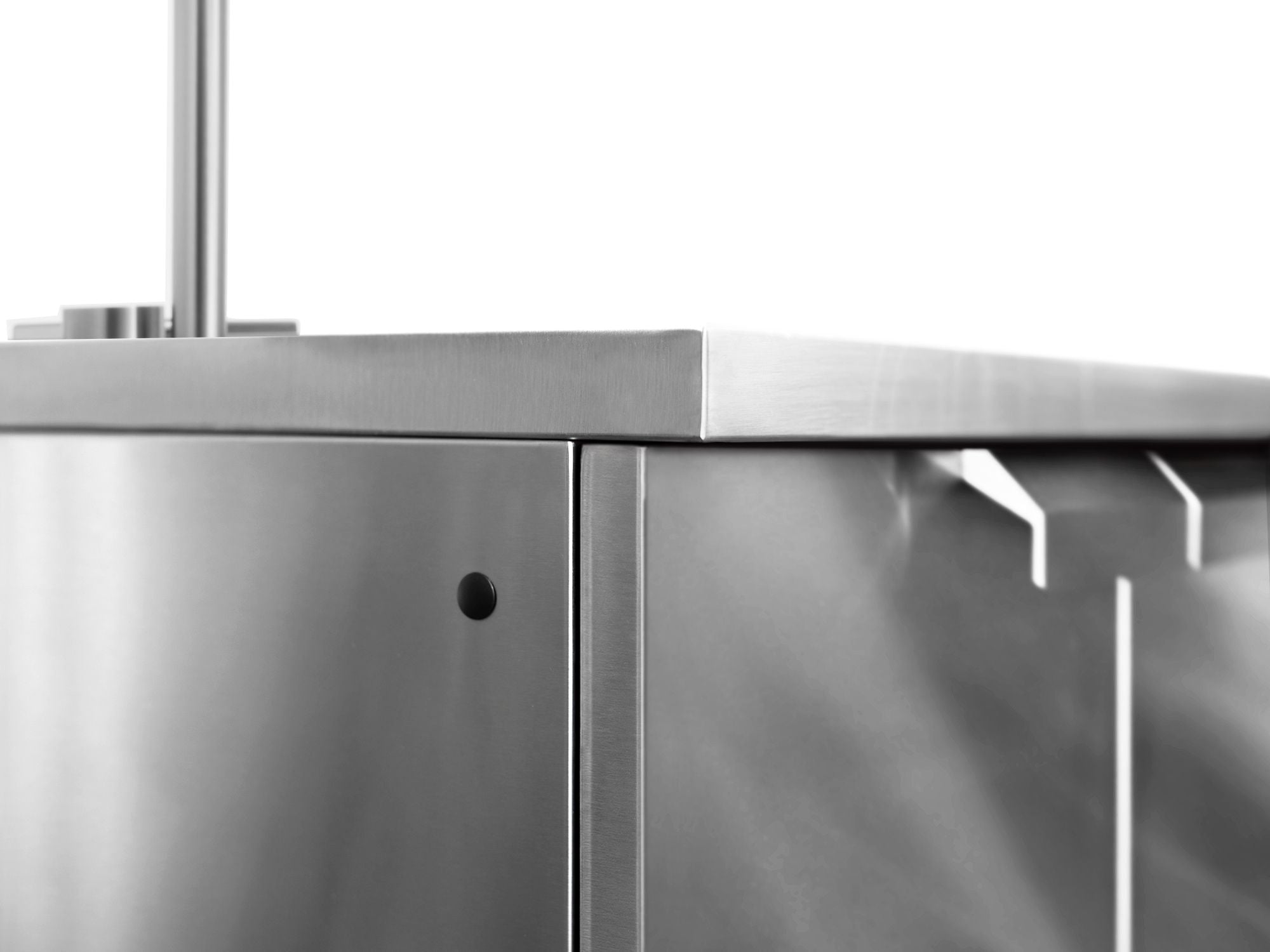 Outdoor Kitchen Stainless Steel 2 Piece Cabinet set with Sink and Grill Cabinet