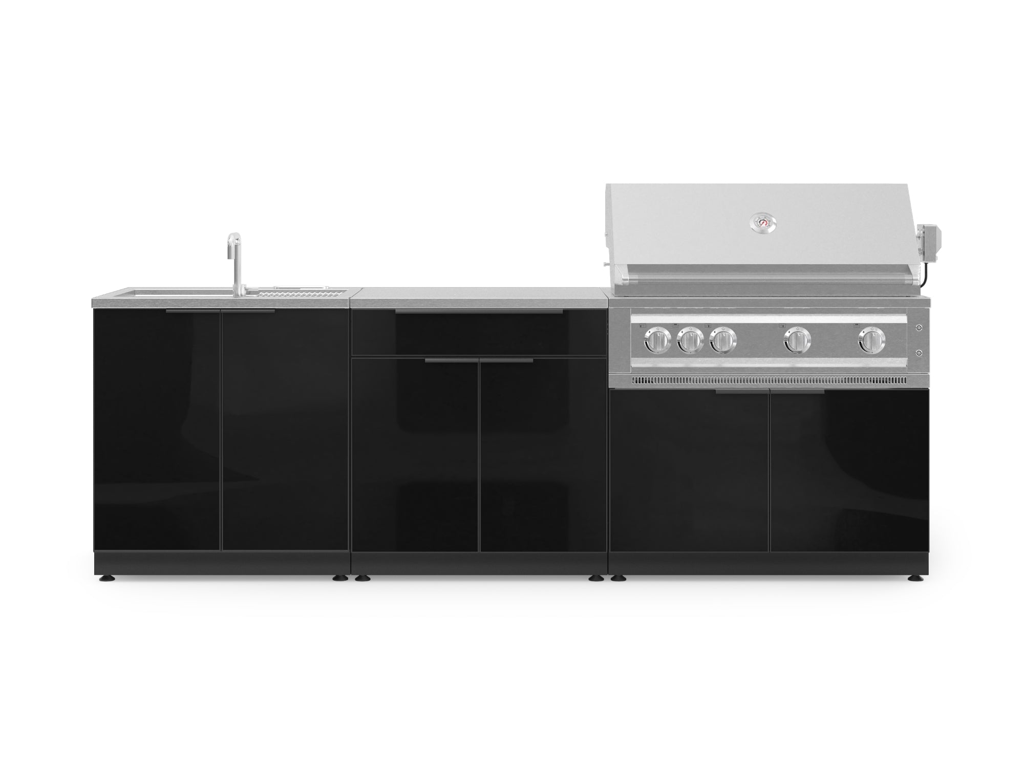 Black / 40 in. Platinum Grill (NG) / Stainless Steel