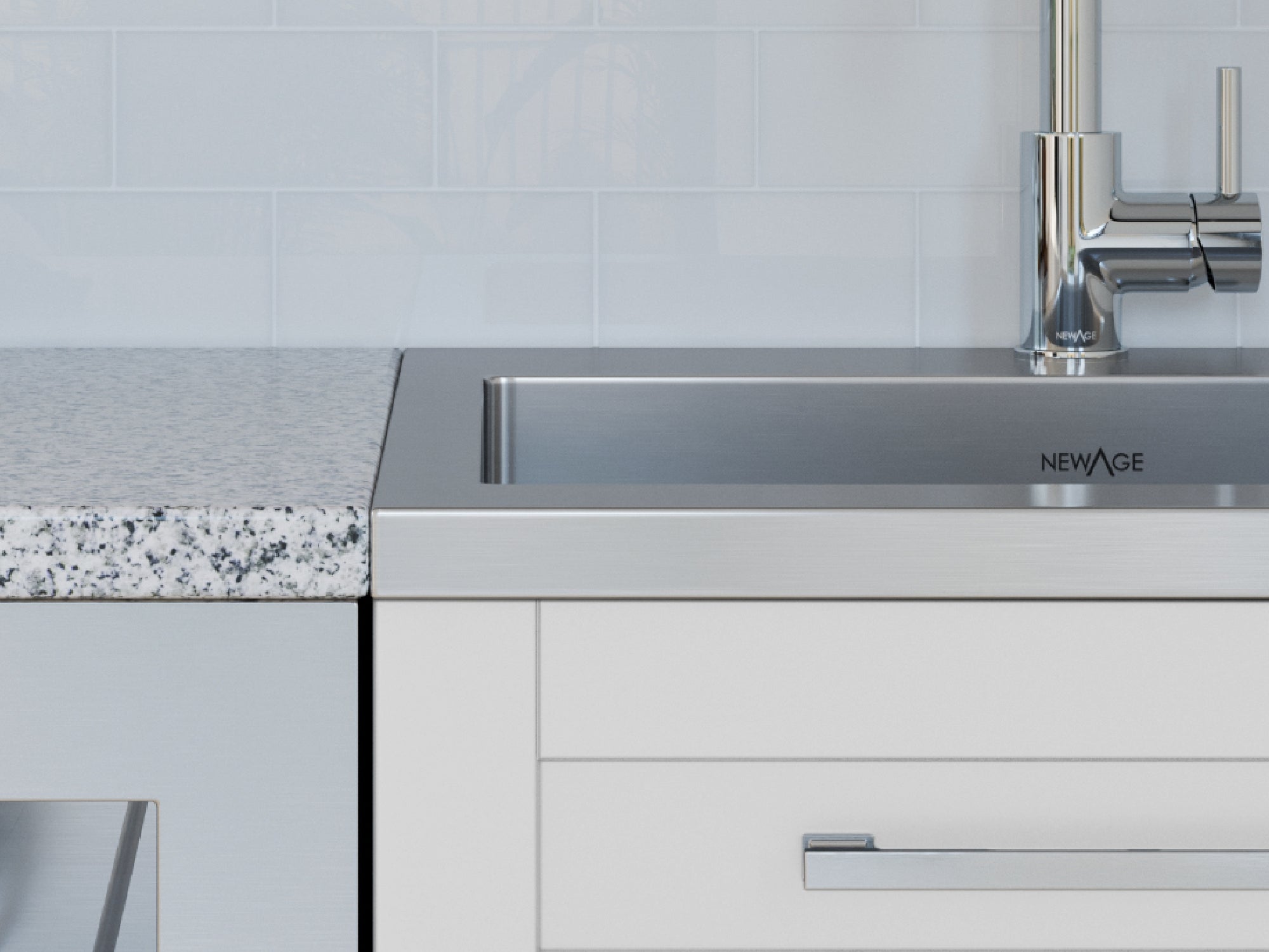 36 in. Standard Sink with Classic Pull Down Faucet