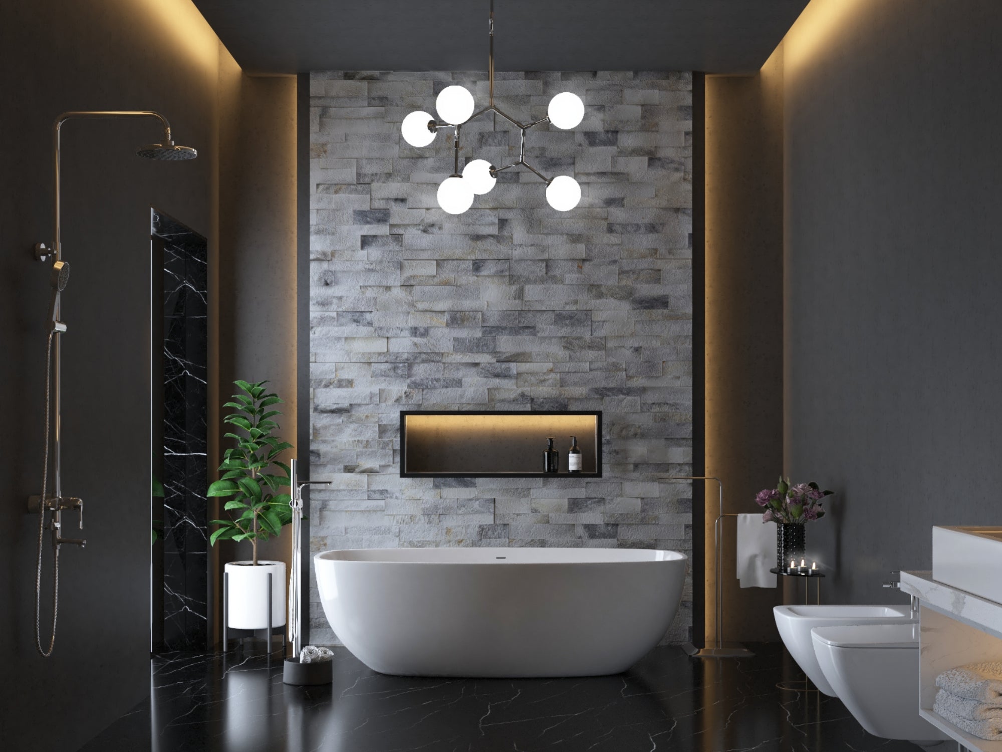 Natural Stacked Stone 72 sq. ft. Bundle