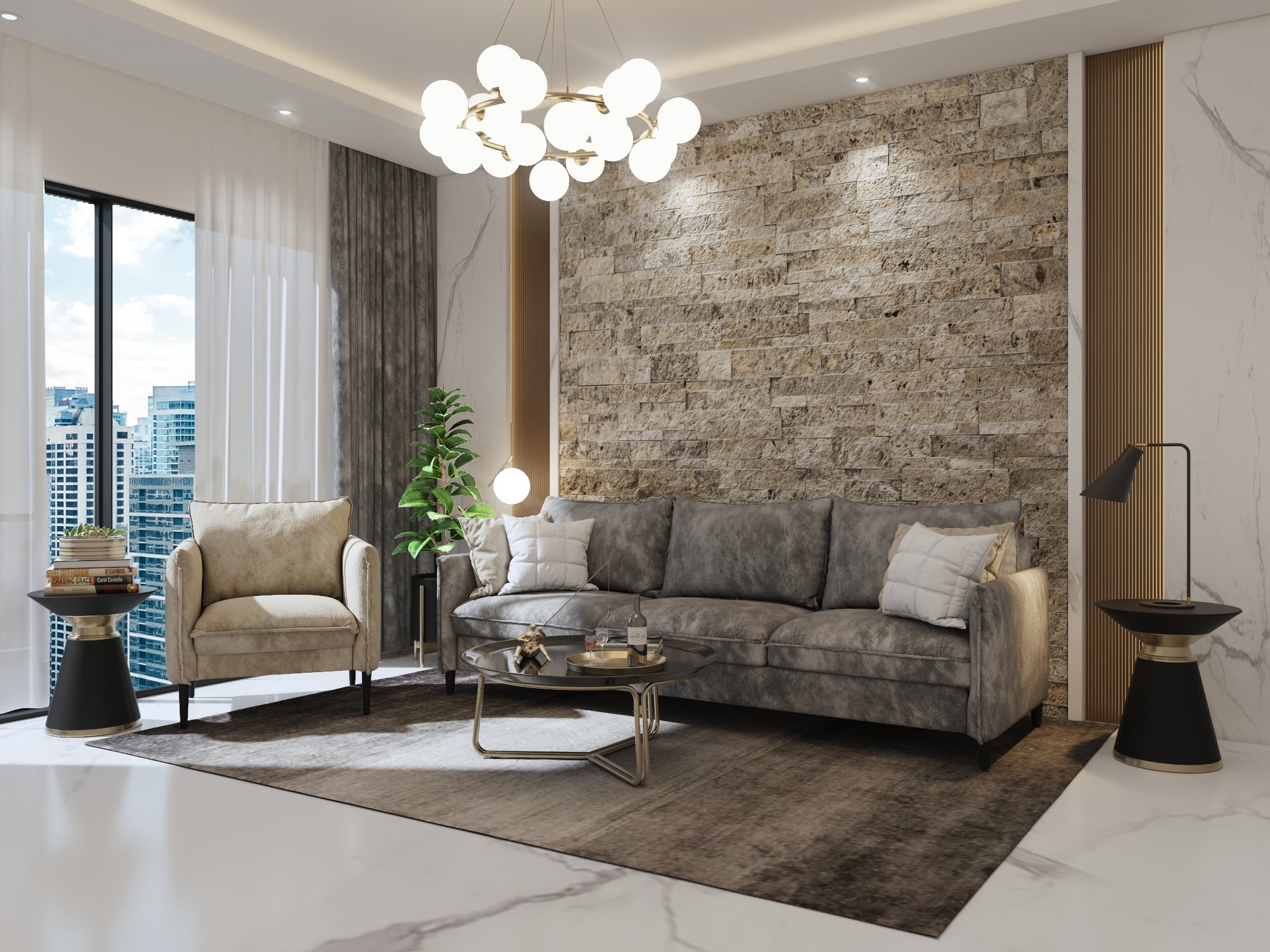 Natural Stacked Stone 72 sq. ft. Bundle