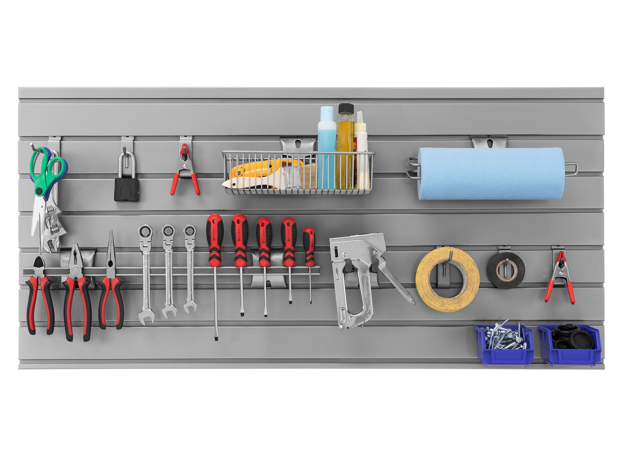 Bold Series 48 in. Slatwall Backsplash