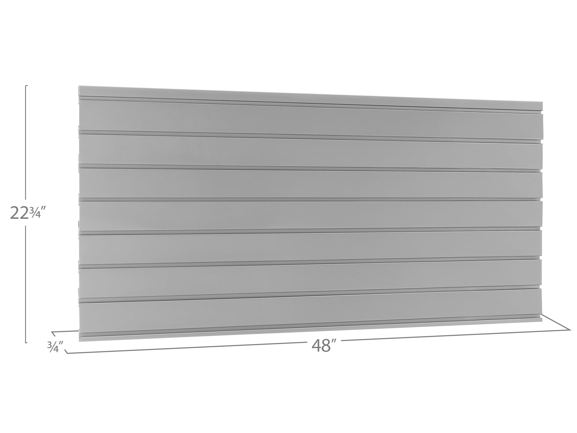 Bold Series 48 in. Slatwall Backsplash
