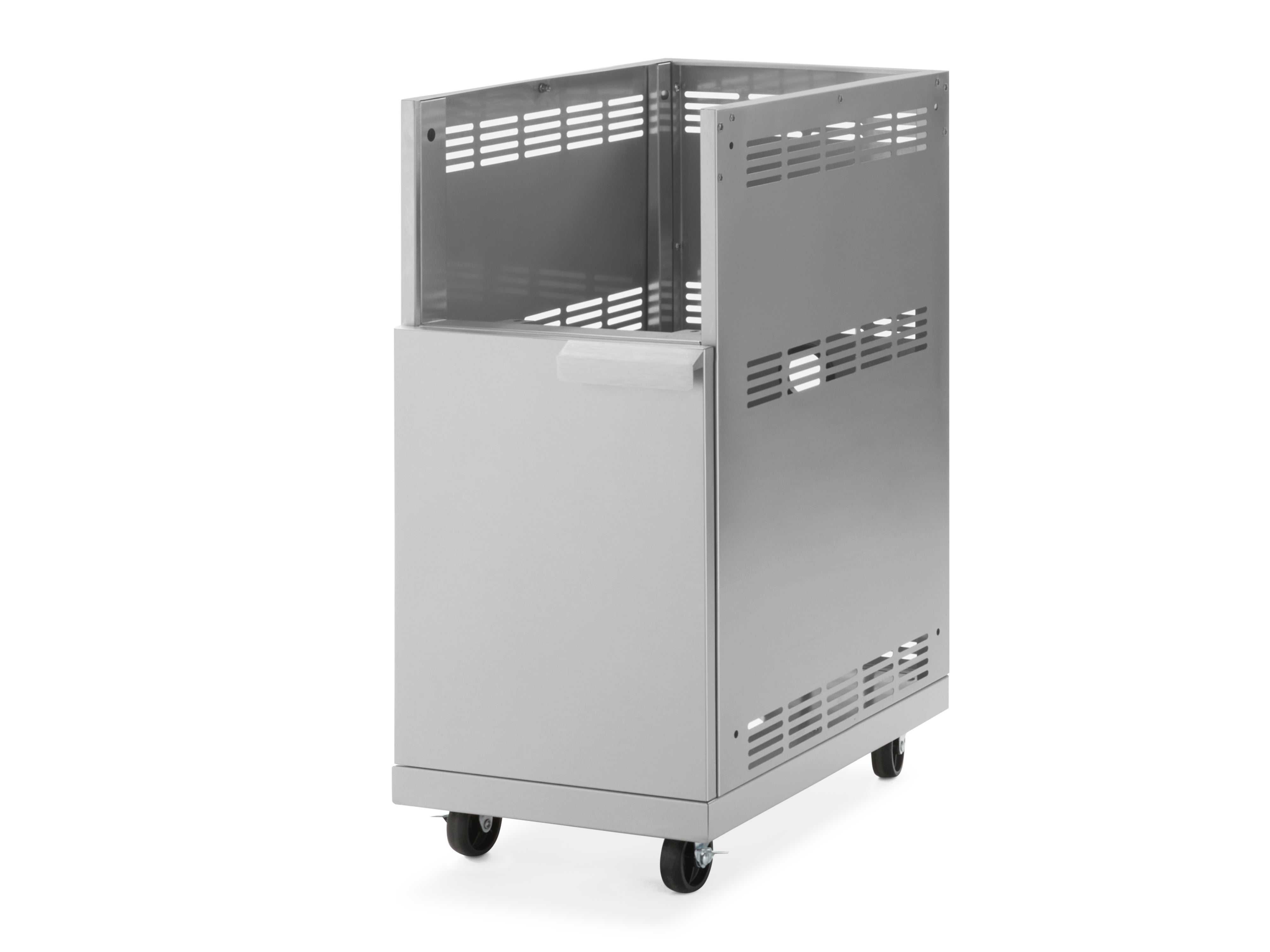 Outdoor Kitchen Classic Stainless Steel Side Burner Cart