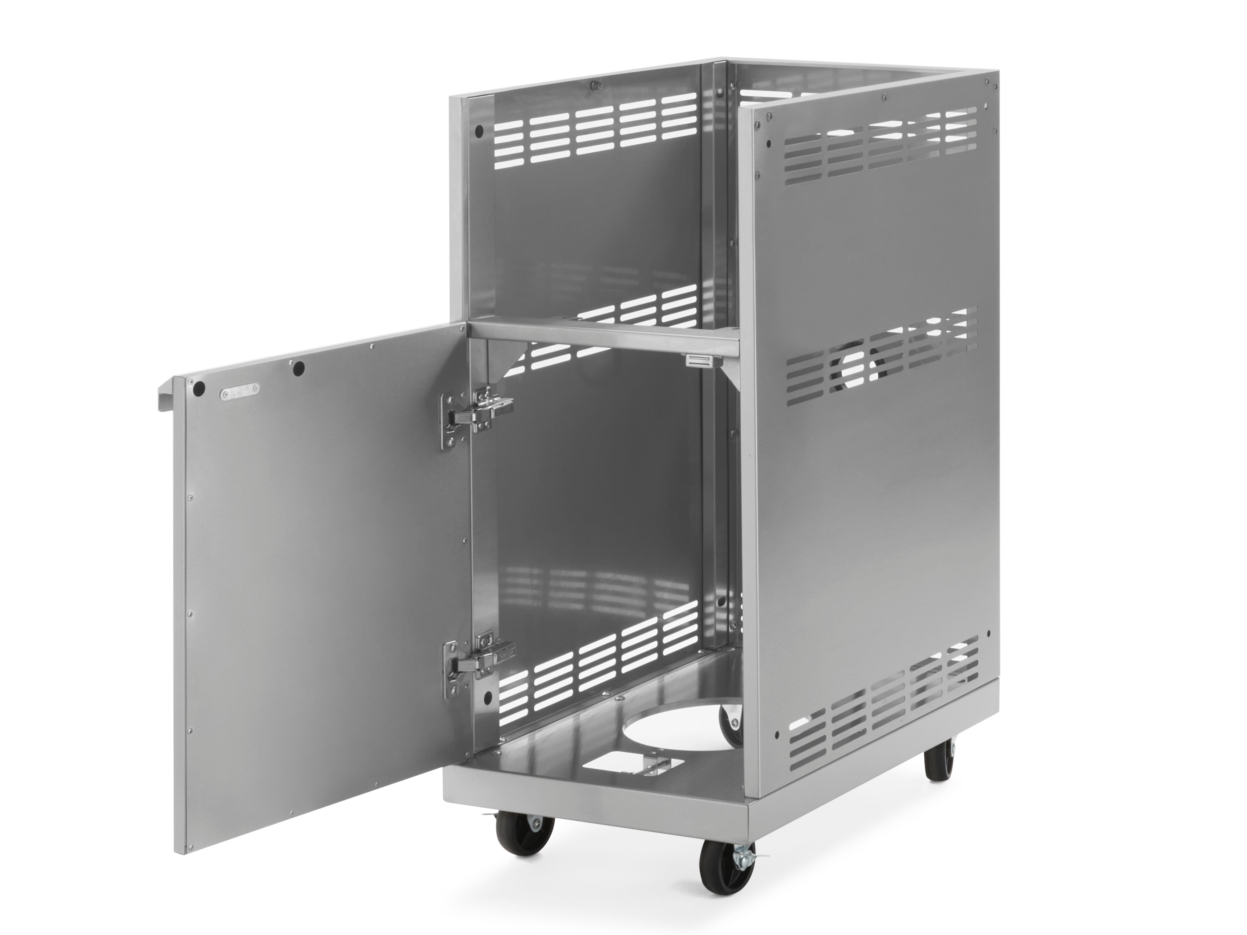 Outdoor Kitchen Classic Stainless Steel Side Burner Cart