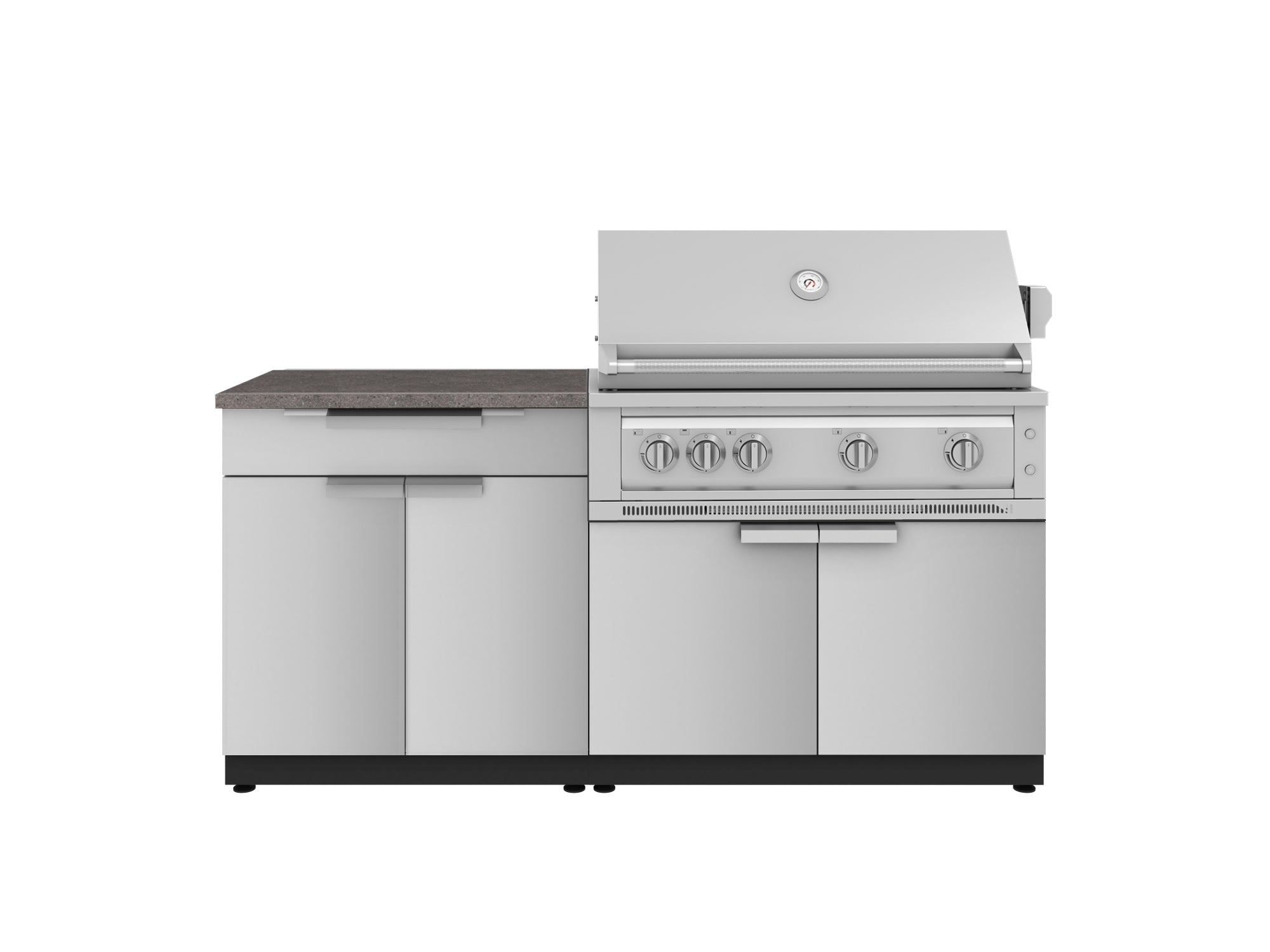 Stainless Steel / 40 in. Platinum Grill (NG) / Estone Saga Gray