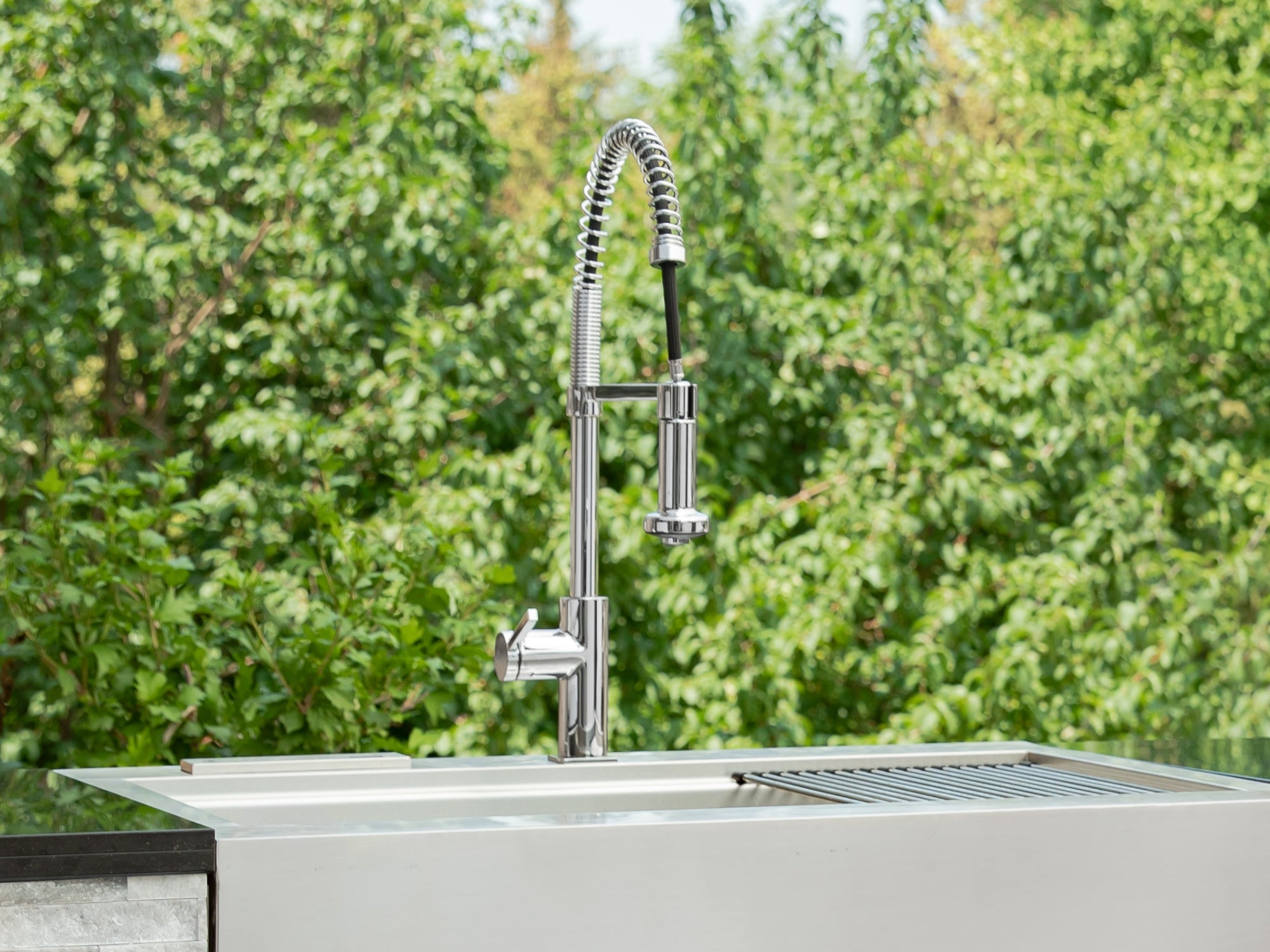 Coiled Pull-Down Faucet