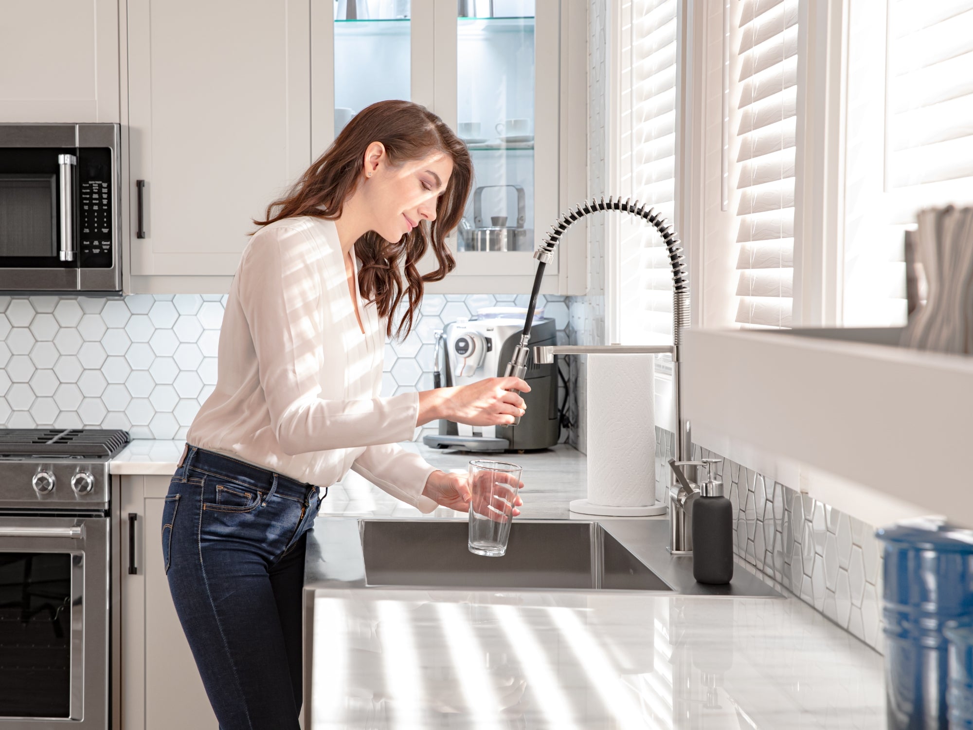 Coiled Pull-Down Faucet
