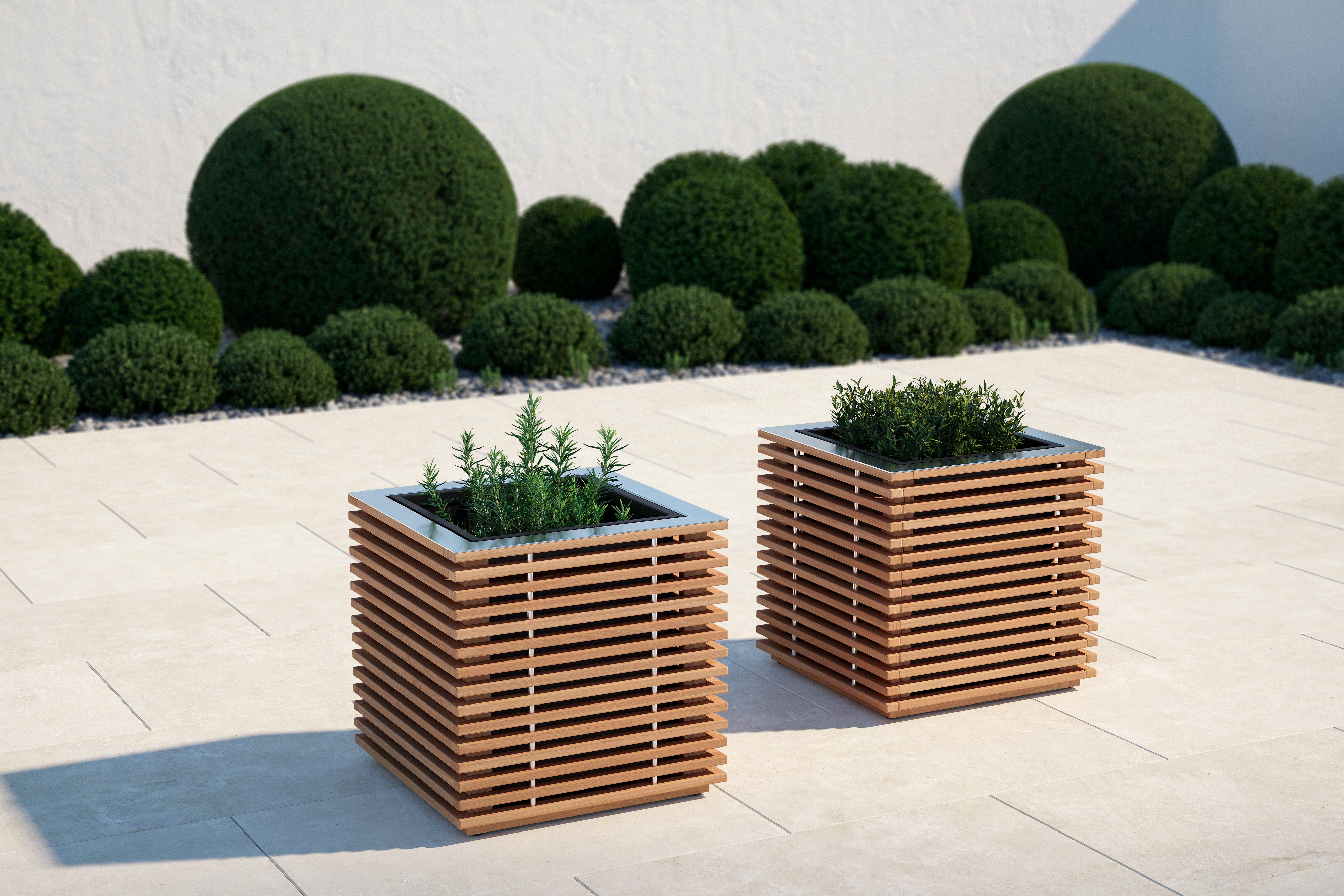 Monterey Square Planter Box (Set of 2)