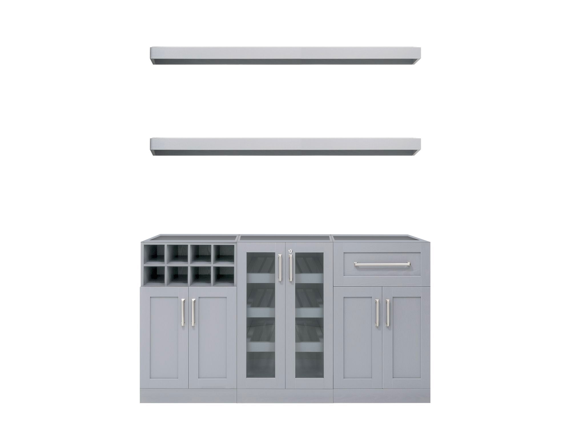 Home Bar 5 Piece Cabinet Set