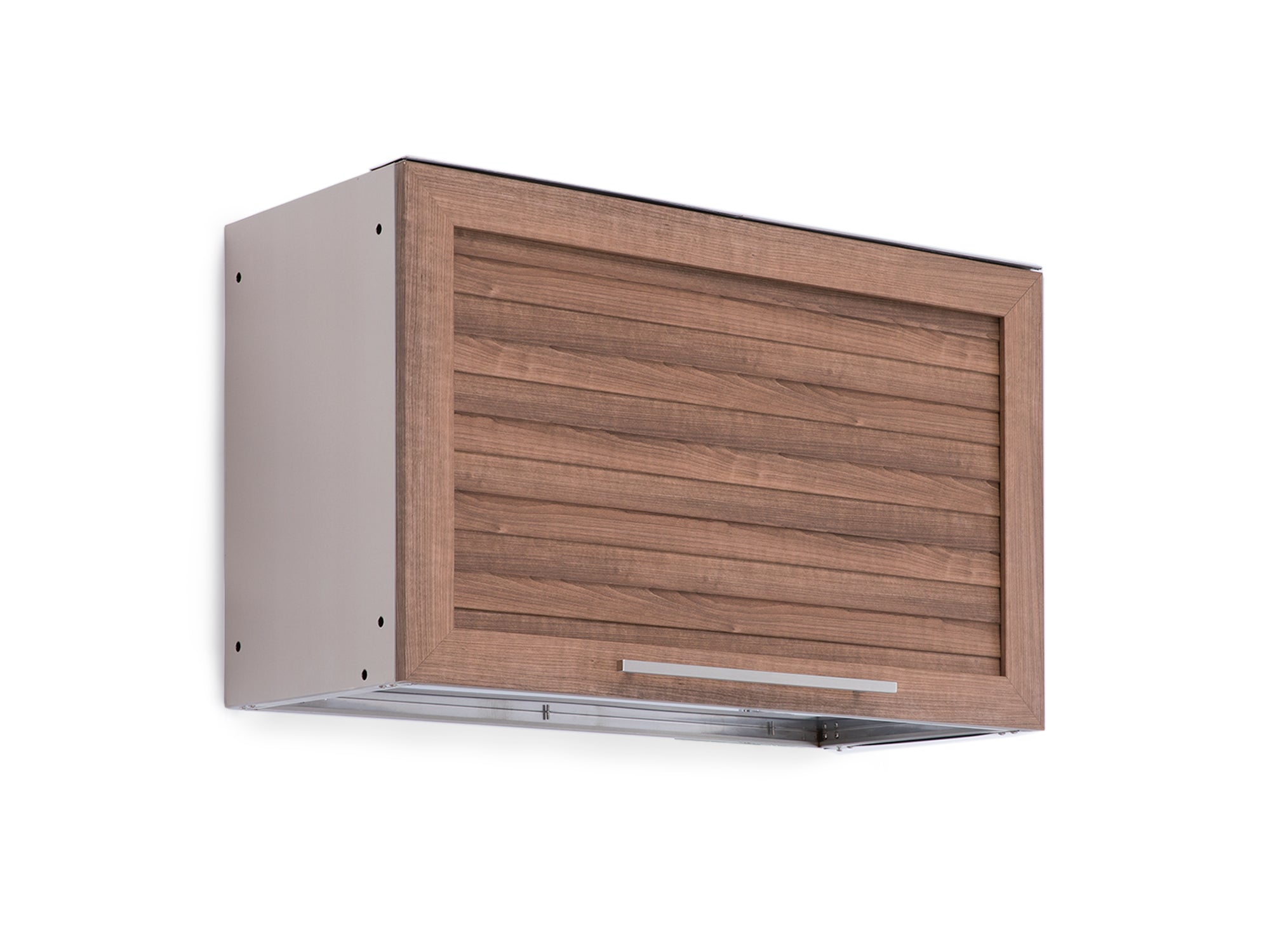 Outdoor Kitchen Stainless Steel Louvered Doors Wall Cabinet
