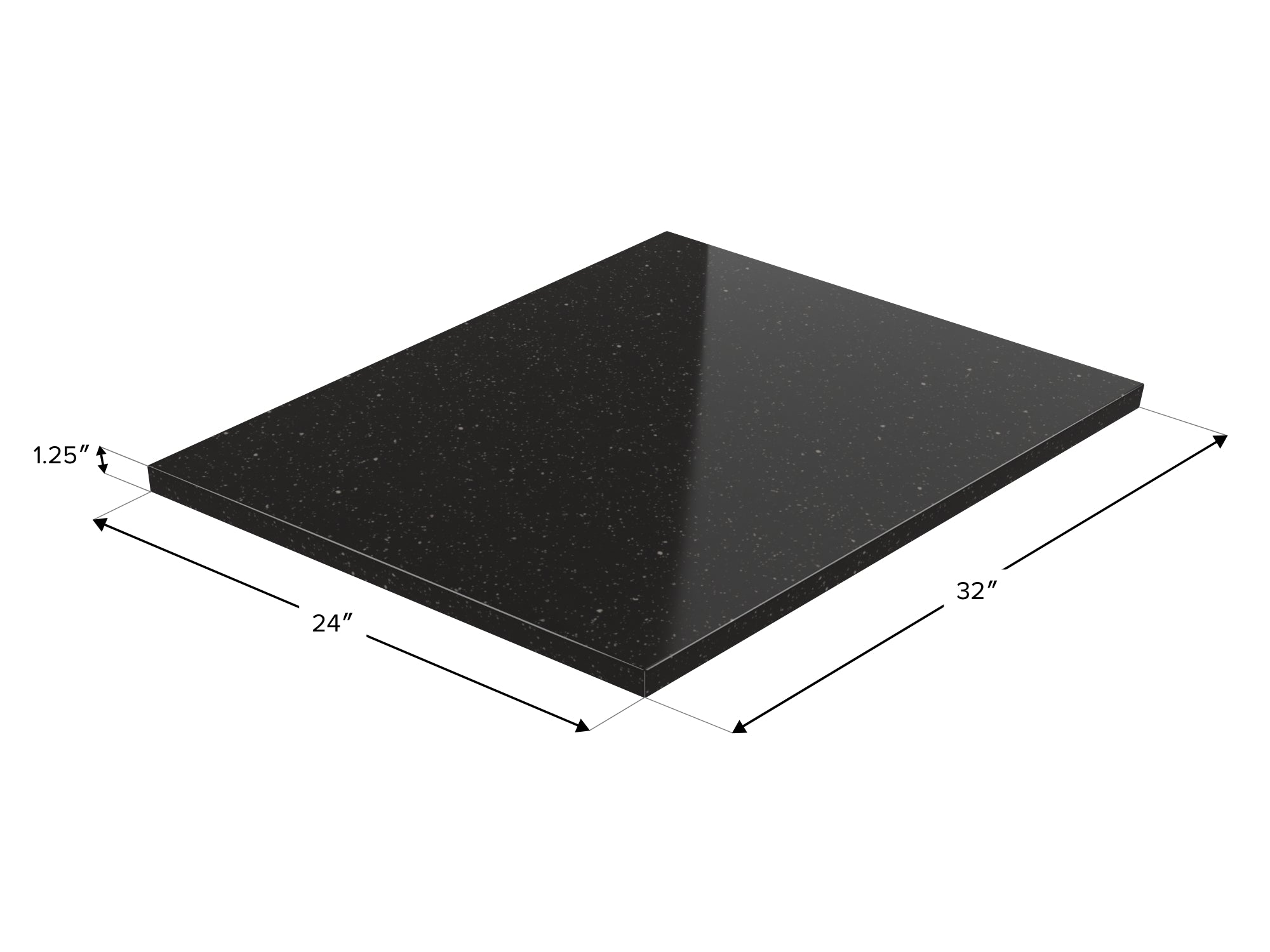 Classic Series Outdoor Kitchen Engineered Stone Countertop (1 x 32 in. Countertop, 1 x 56 in. Countertop)