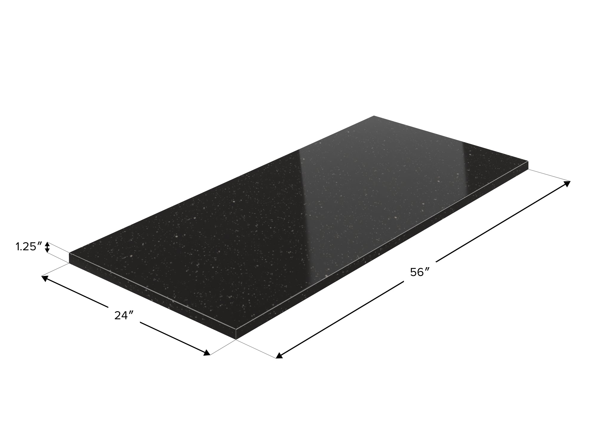 Classic Series Outdoor Kitchen Engineered Stone Countertop (1 x 32 in. Countertop, 1 x 56 in. Countertop)