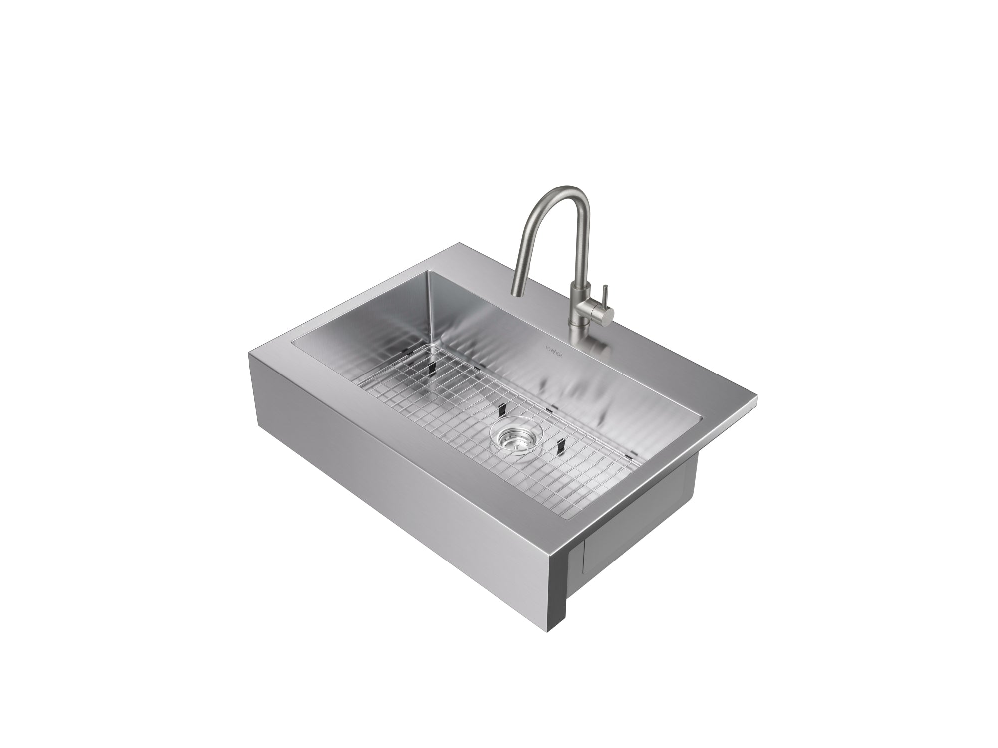 36 in. Farmhouse Sink with Classic Pull Down Faucet