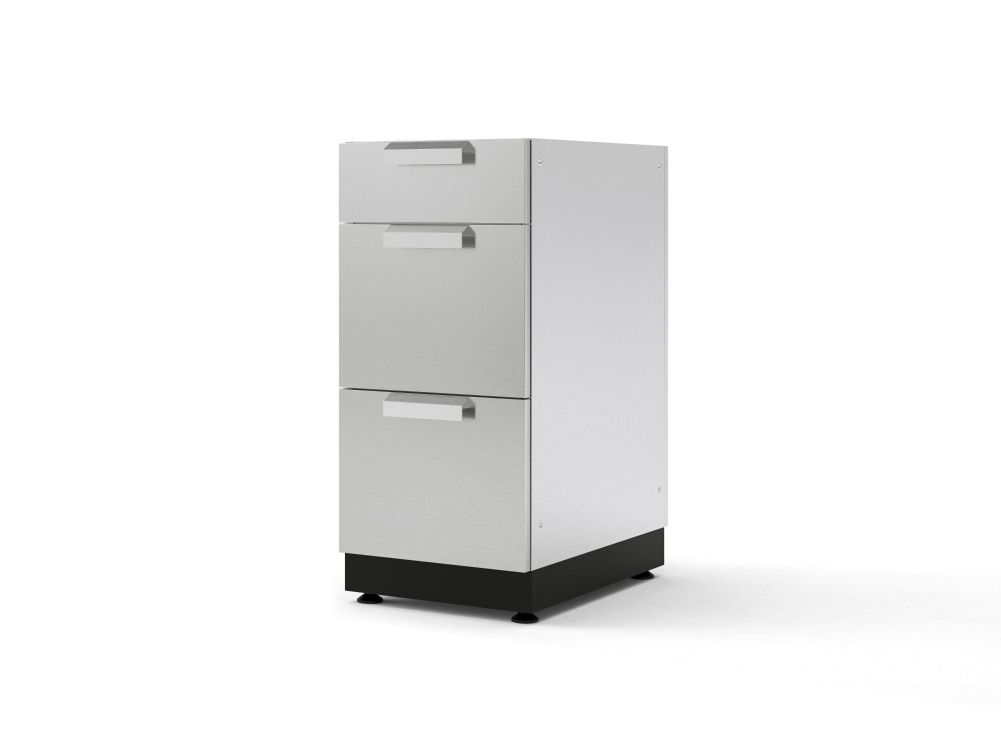 Outdoor Kitchen Stainless Steel 16 in. 3-Drawer Cabinet