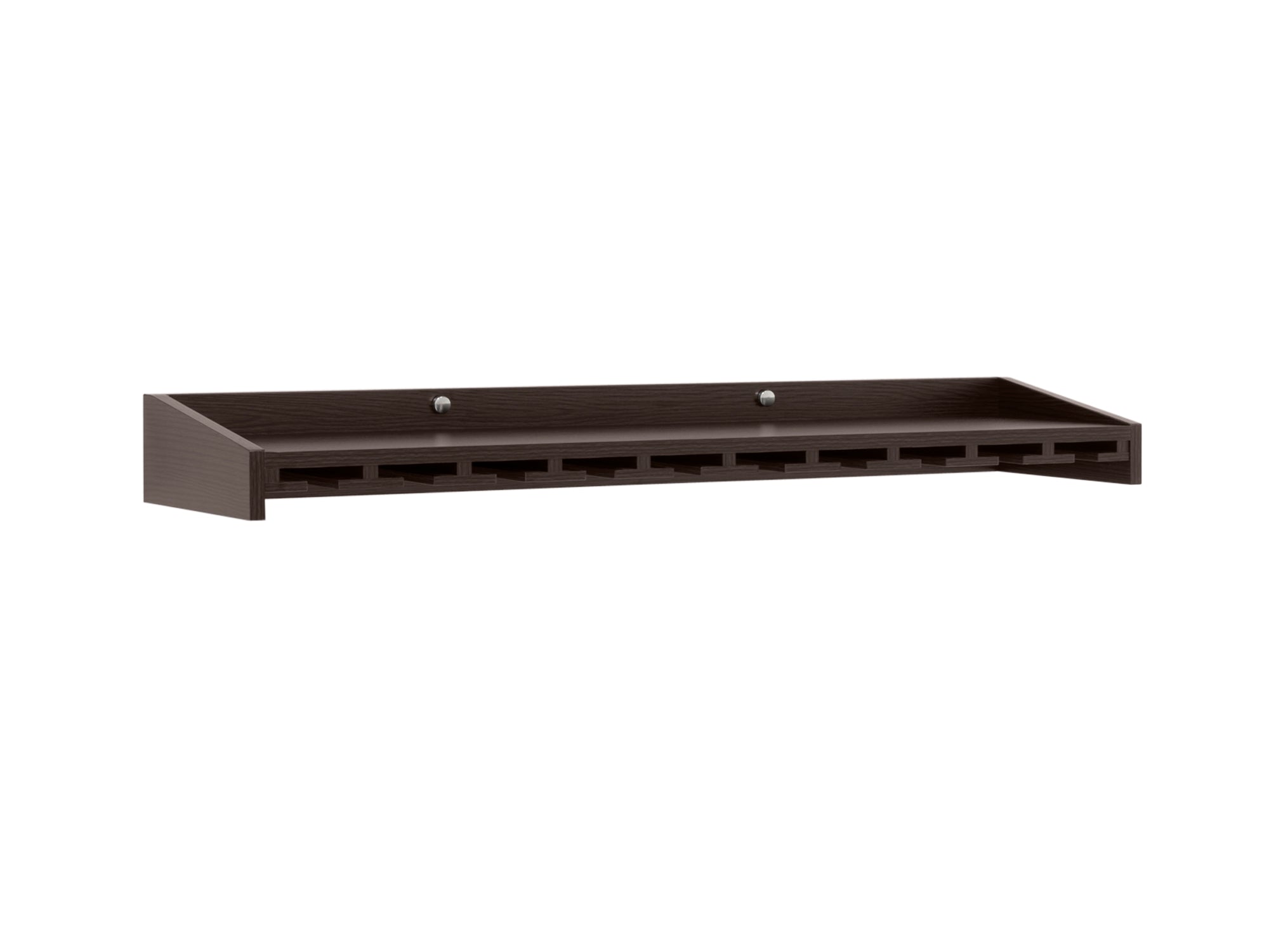 Home Bar Hanging Stemware Shelf - 42 in.