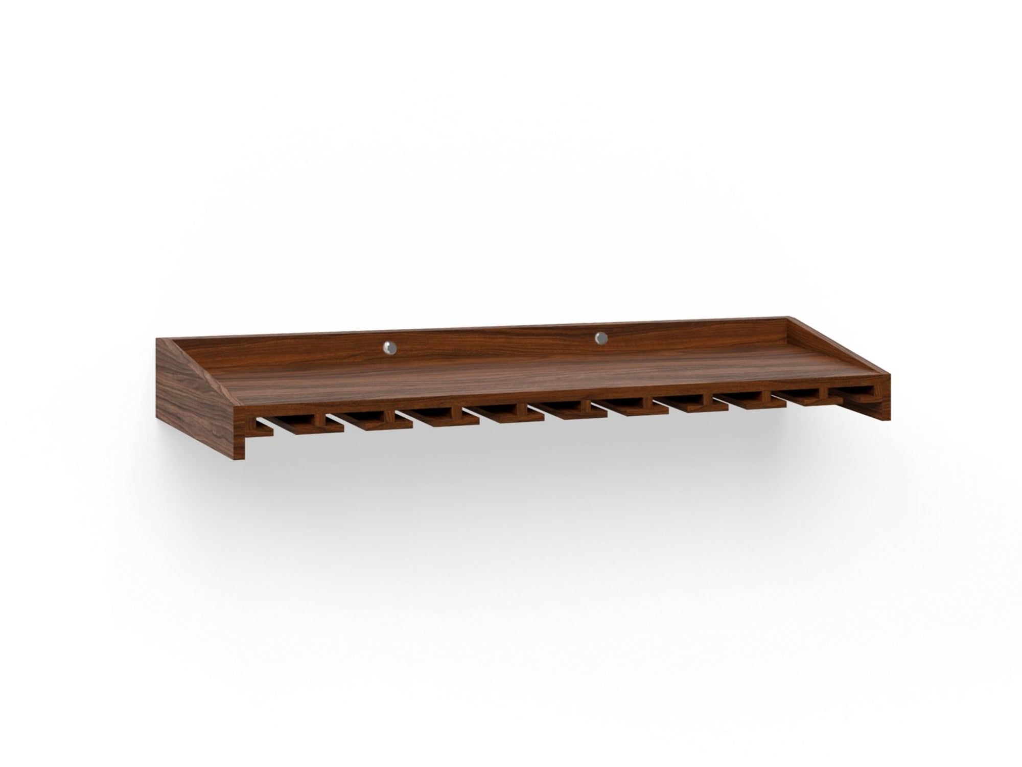 Home Bar Hanging Stemware Shelf - 42 in.