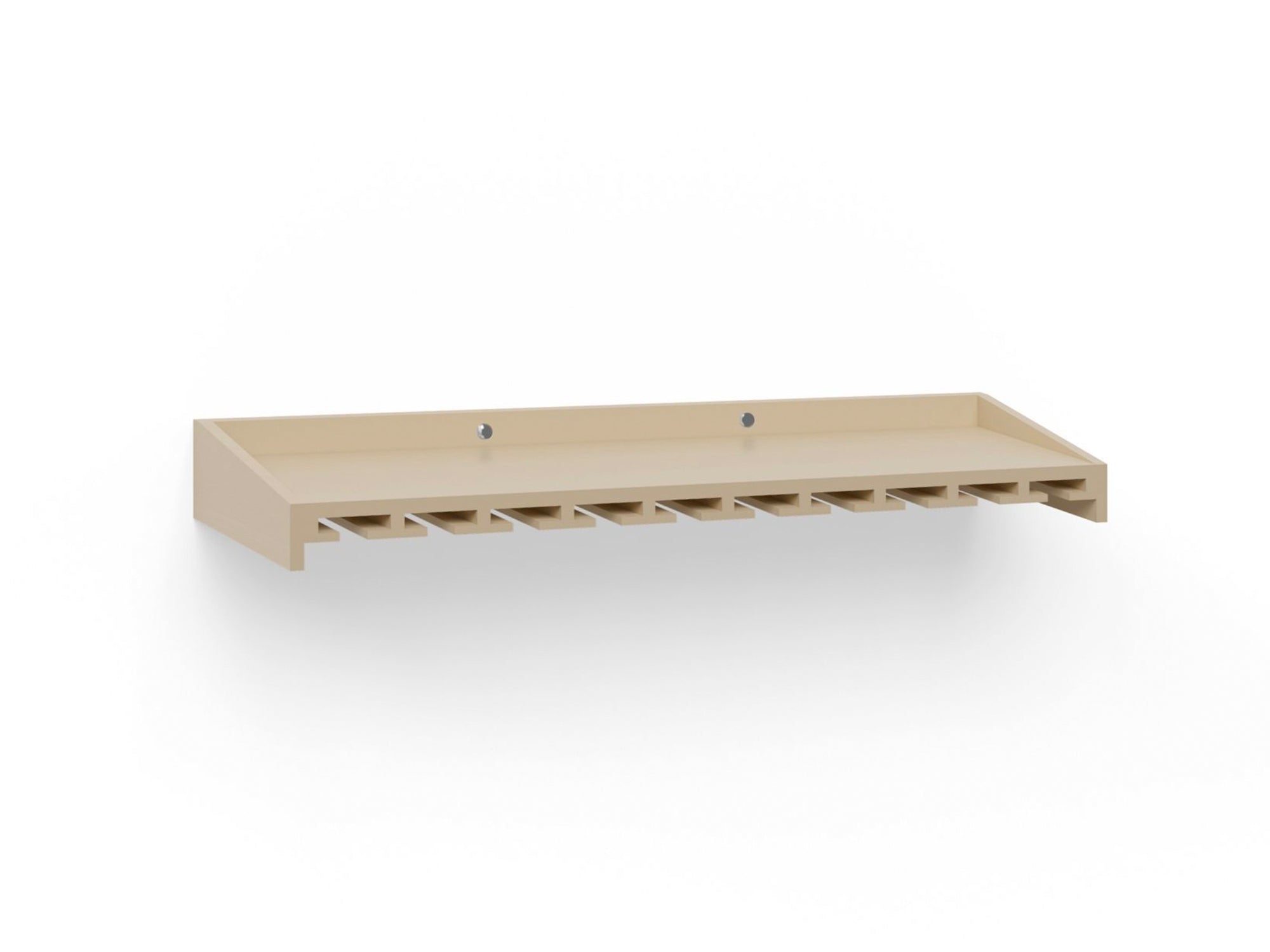 Home Bar Hanging Stemware Shelf - 42 in.