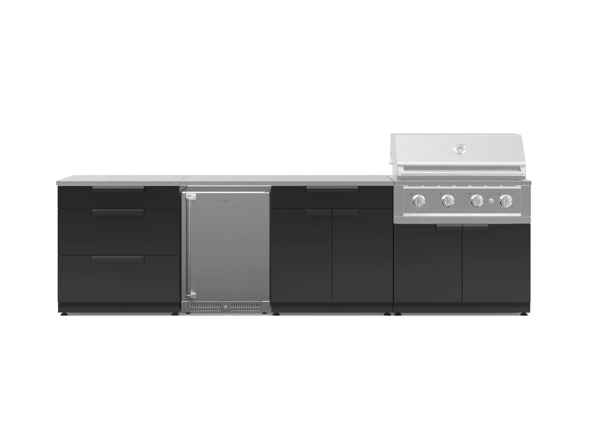 Matte Black / 36 in. Performance Grill (NG) / Stainless Steel