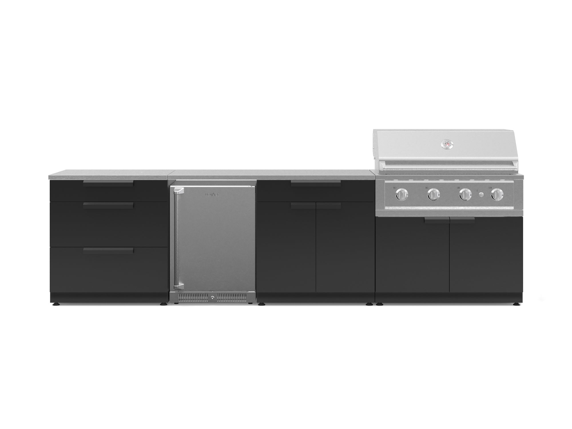 Matte Black / 40 in. Performance Grill (NG) / Stainless Steel