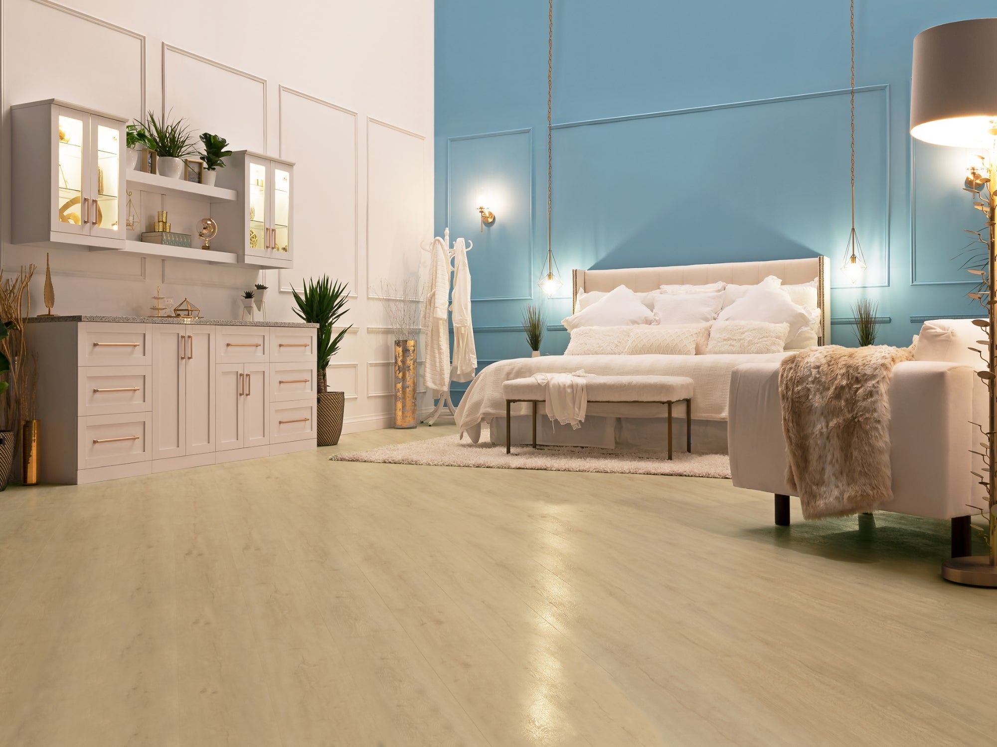 Stone Composite LVP Flooring 5mm 900 sq. ft. Flooring Bundle
