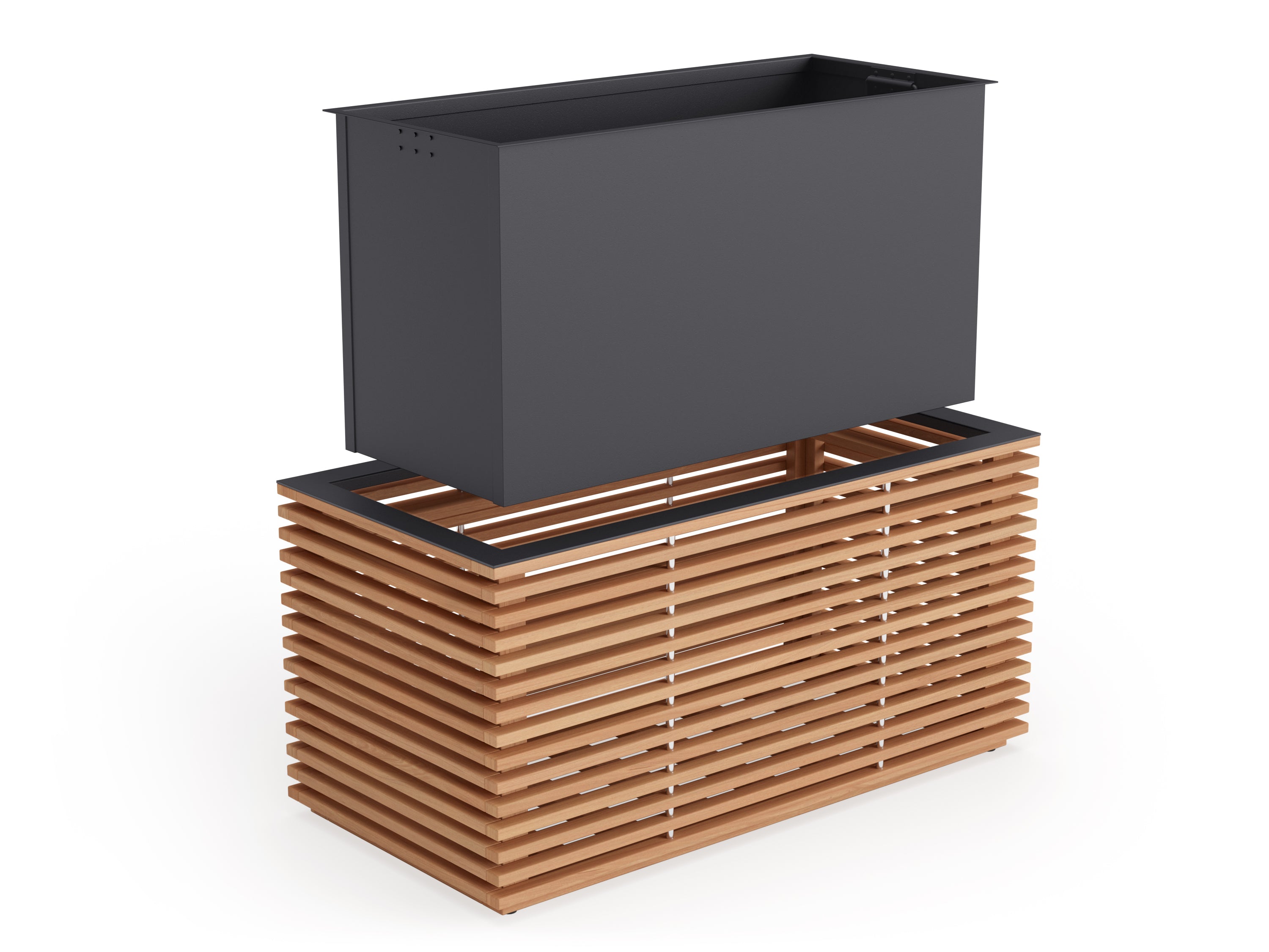 Monterey Square Planter and Rectangular Planter Box Set