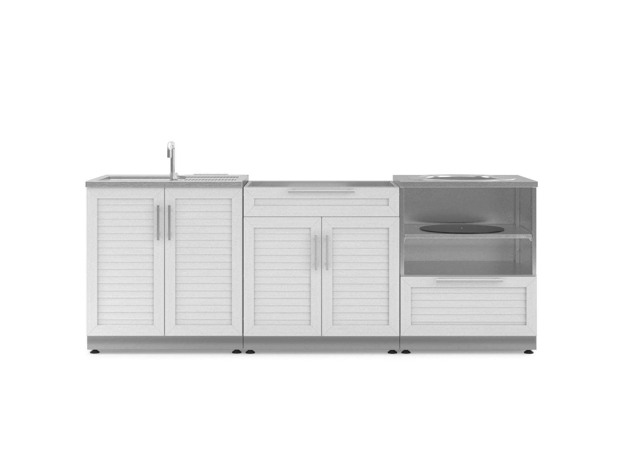 Louvered White
