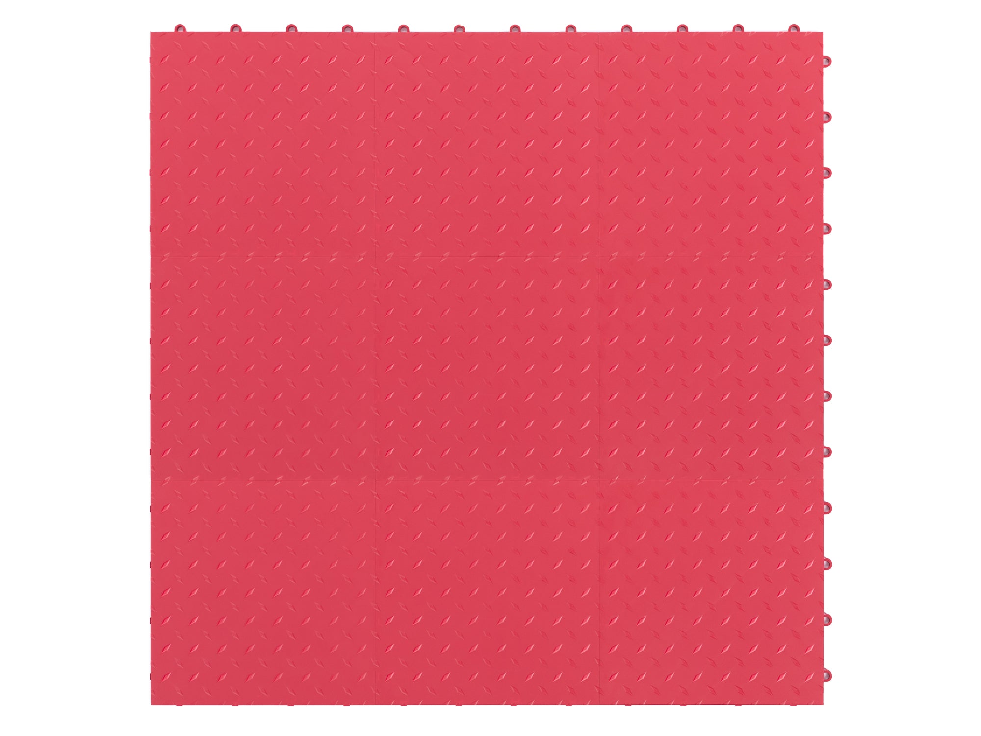 Diamond Pattern Polypropylene Garage Flooring Tiles 600 sq. ft. Flooring Bundle