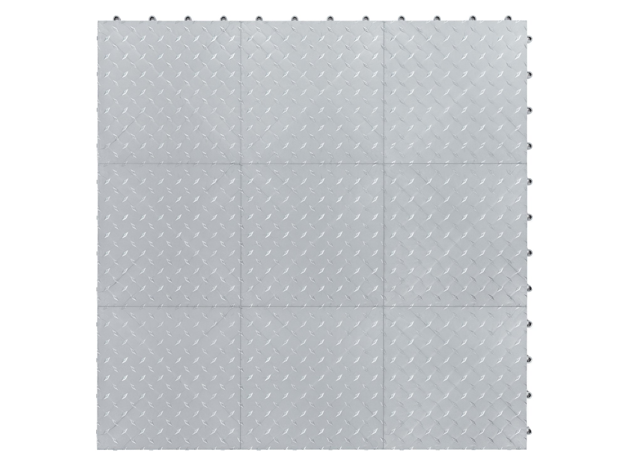 Diamond Pattern Polypropylene Garage Flooring Tiles 600 sq. ft. Flooring Bundle