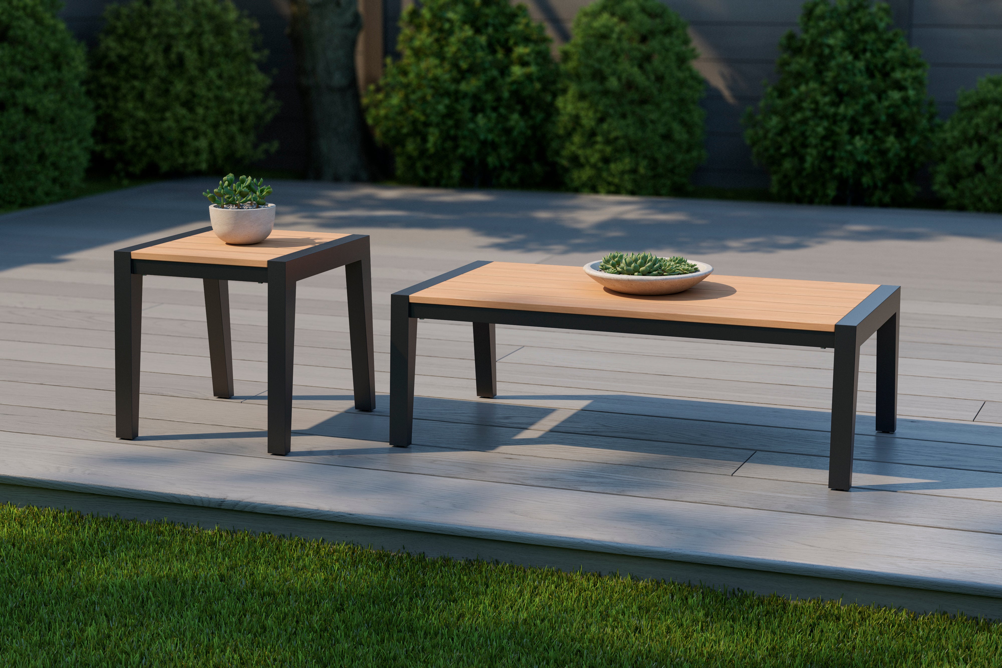 Rhodes Coffee Table and Side Table