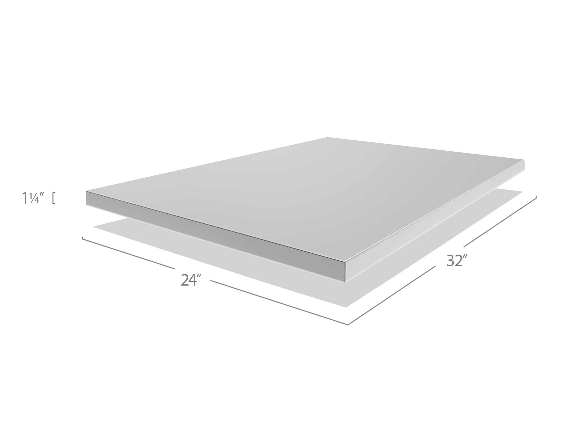 Outdoor Kitchen 32 in. Stainless Steel Countertop