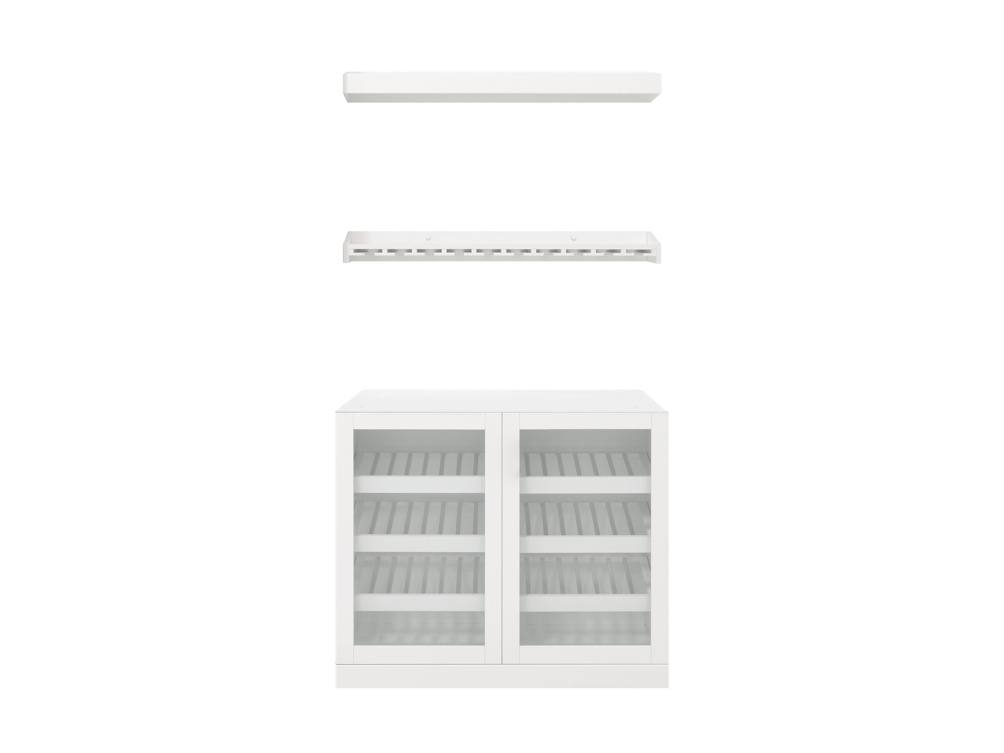 Home Bar 3 Piece Cabinet Set