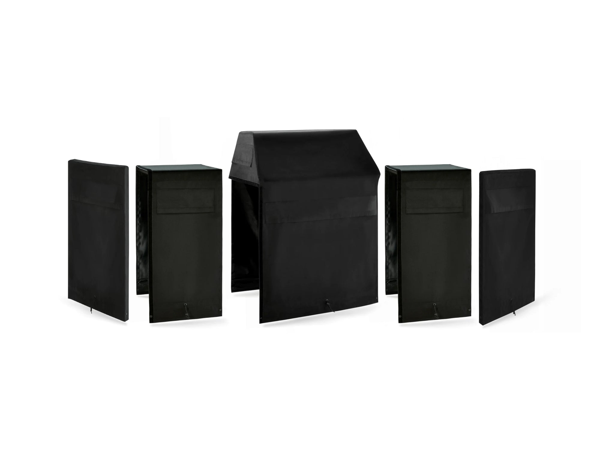 Outdoor Kitchen Cabinet Signature Cover Bundle: Performance Grill, (2) 18 in. Cabinet, Right/Left End Panel