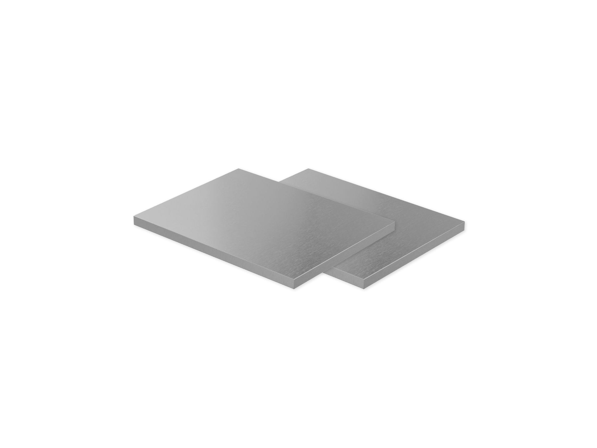 Signature Outdoor Kitchen Cabinet Stainless Steel Countertop Bundle: (2) 18 in. Countertop 1-Side Extended