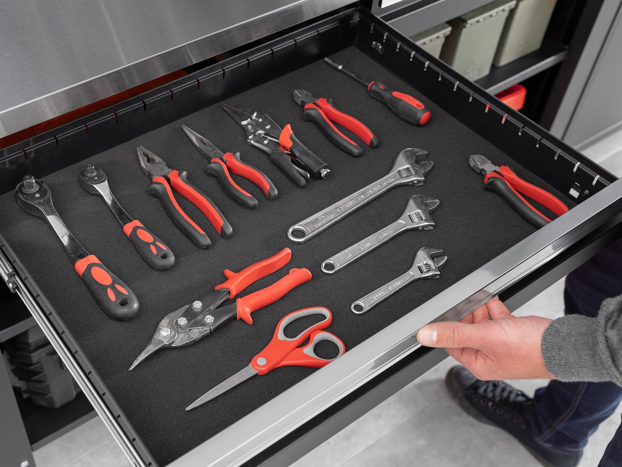 Pro Series 4 Piece Set with 62 in. Workstation, Lockers and Pegboard Accessories Kit