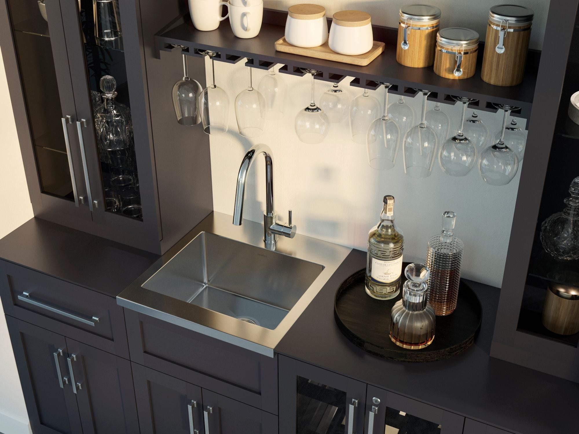 Home Bar Series Melamine Countertop (1 x 21 in. Countertop, 1 x 42 in. Countertop)