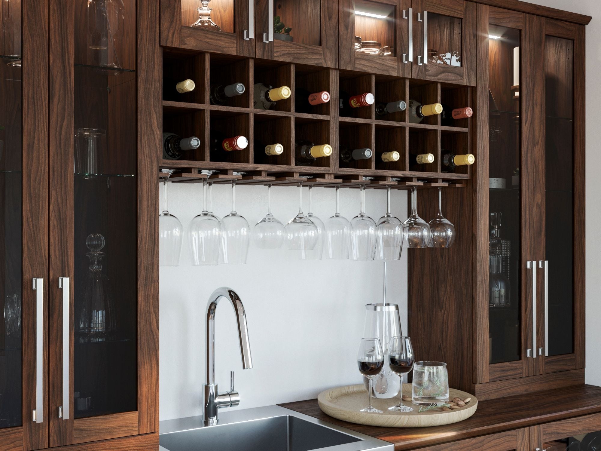 Home Bar Series Melamine Countertop (1 x 21 in. Countertop, 1 x 42 in. Countertop)