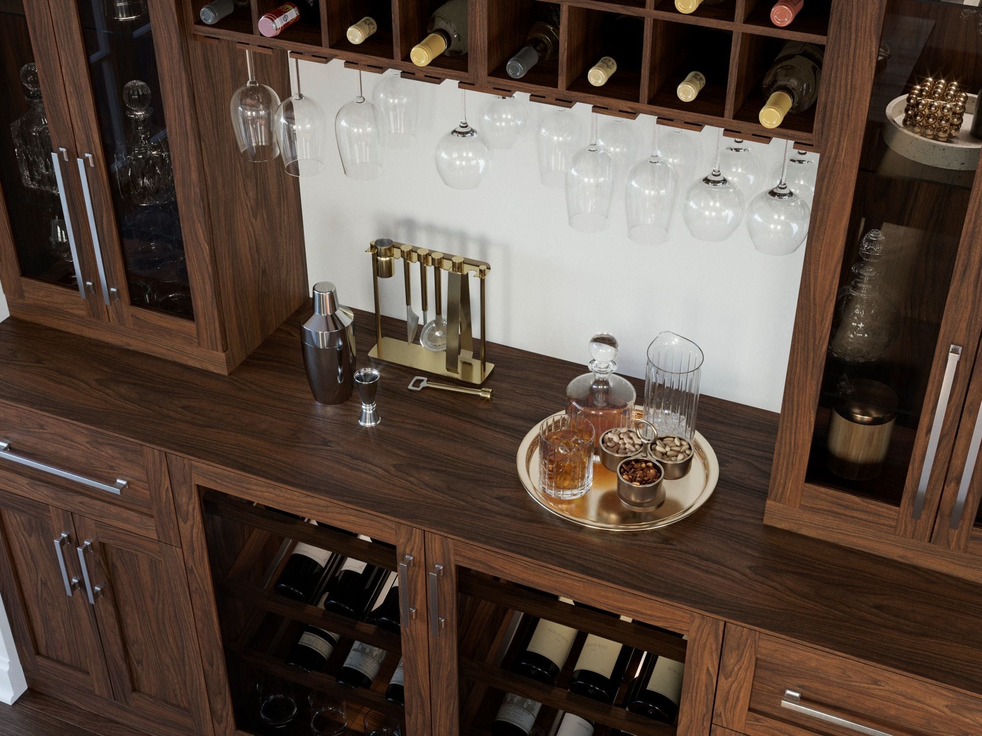 Home Bar Series Melamine Countertop (1 x 21 in. Countertop, 1 x 42 in. Countertop)