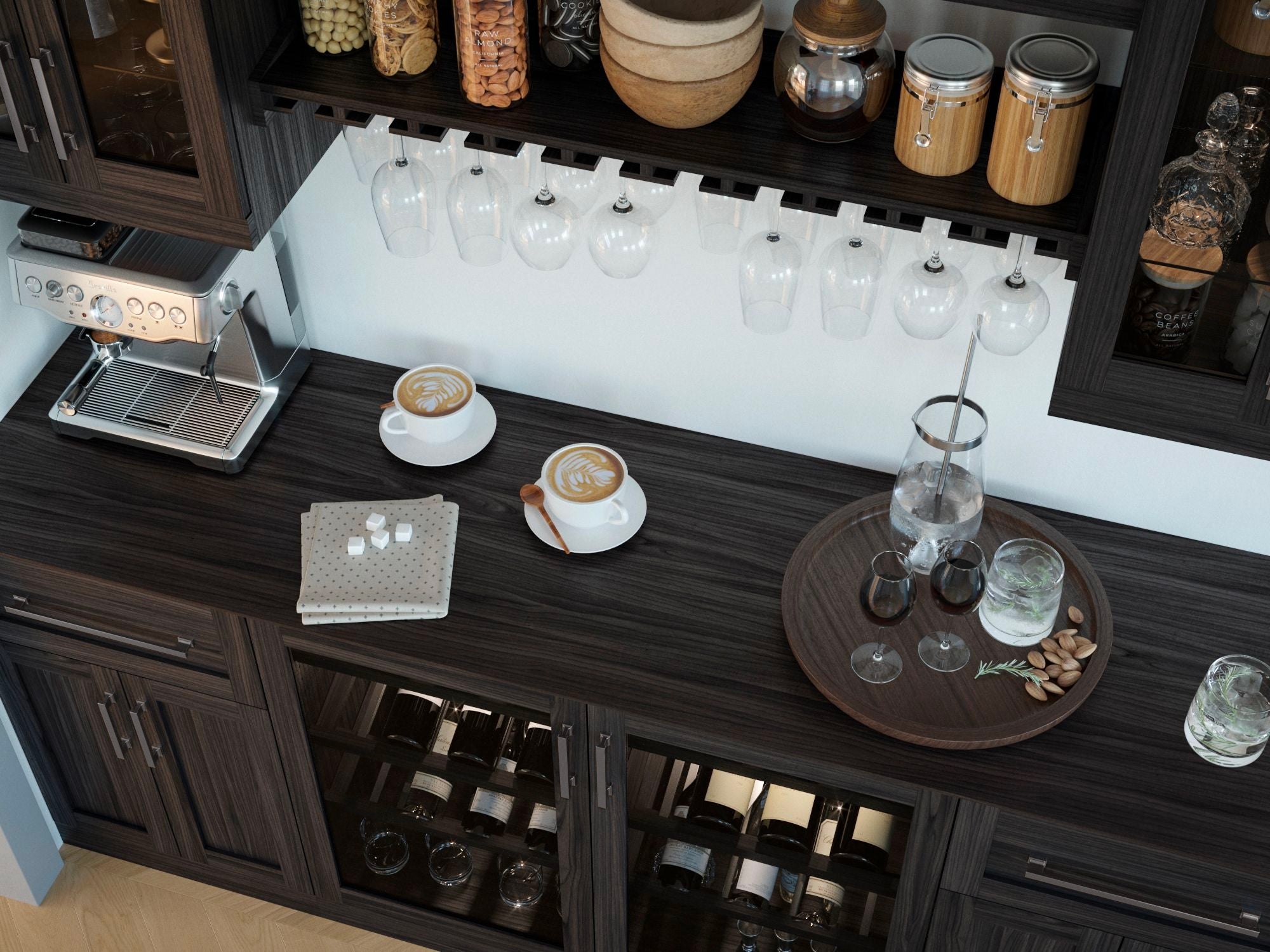 Home Bar Series 21 in. Melamine Countertop