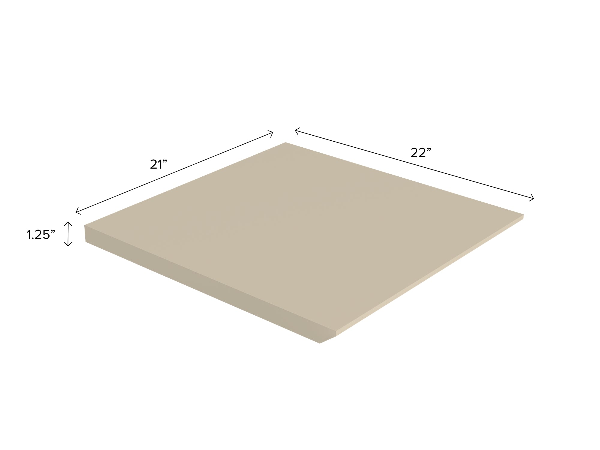 Home Bar Series 21 in. Melamine Countertop